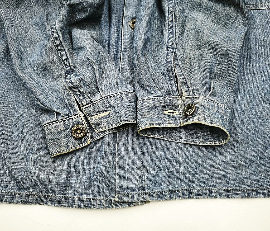 Blue Blue Japan BLUE BLUE SOS selvedge buttonfly chore jacket Size US L / EU 52-54 / 3 - 10 Thumbnail