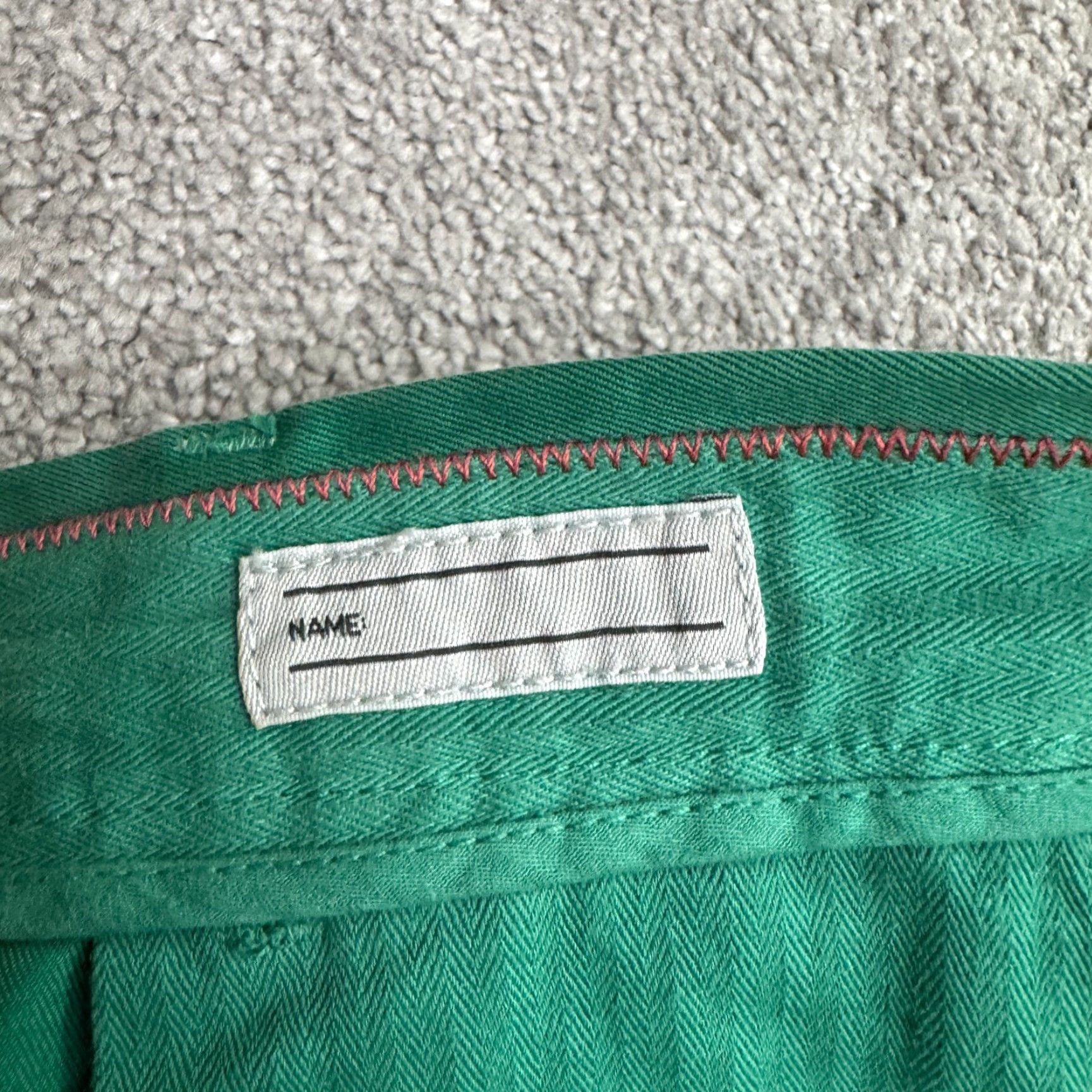 Vintage VINTAGE Jack Spade Bleecker Street New York Chino Shorts Mens 38 Green Flat Front Cotton Regular Inseam 9in Casual Preppy City Men Size US 38 / EU 54 - 7 Thumbnail
