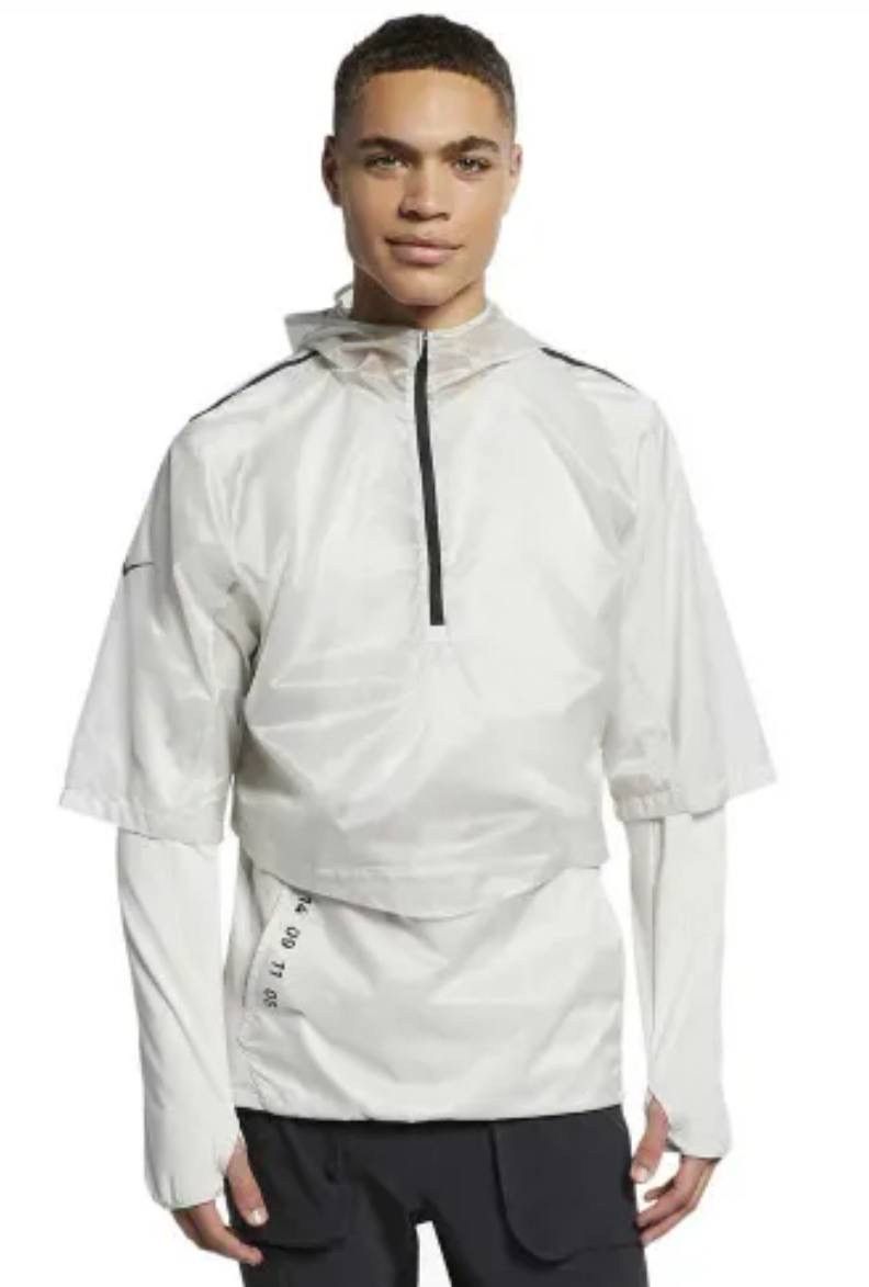 Nike 🔥Nike Tech Pack Top Running Ultralight 2in1 Hooded Jacket Size US M / EU 48-50 / 2 - 3 Thumbnail