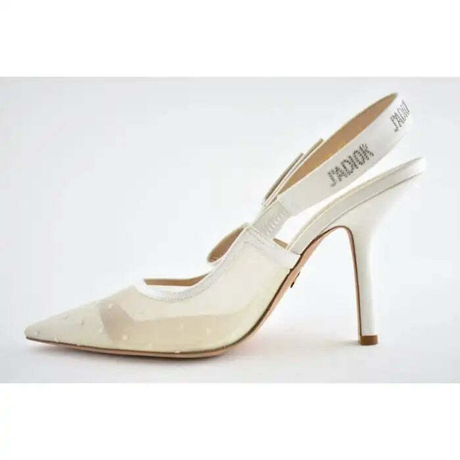 Dior Dior Jadior Crystal Ribbon Slingback Sandal Heel Pump 42 Size US 12 / IT 42 - 9 Thumbnail