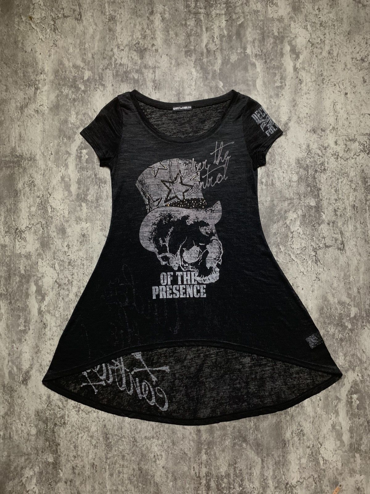 Japanese Brand GHOST OF HARLEM GOTHIC STUDED SKULL HYSTERIC GLAMOUR STYLE Size ONE SIZE - 1 Thumbnail