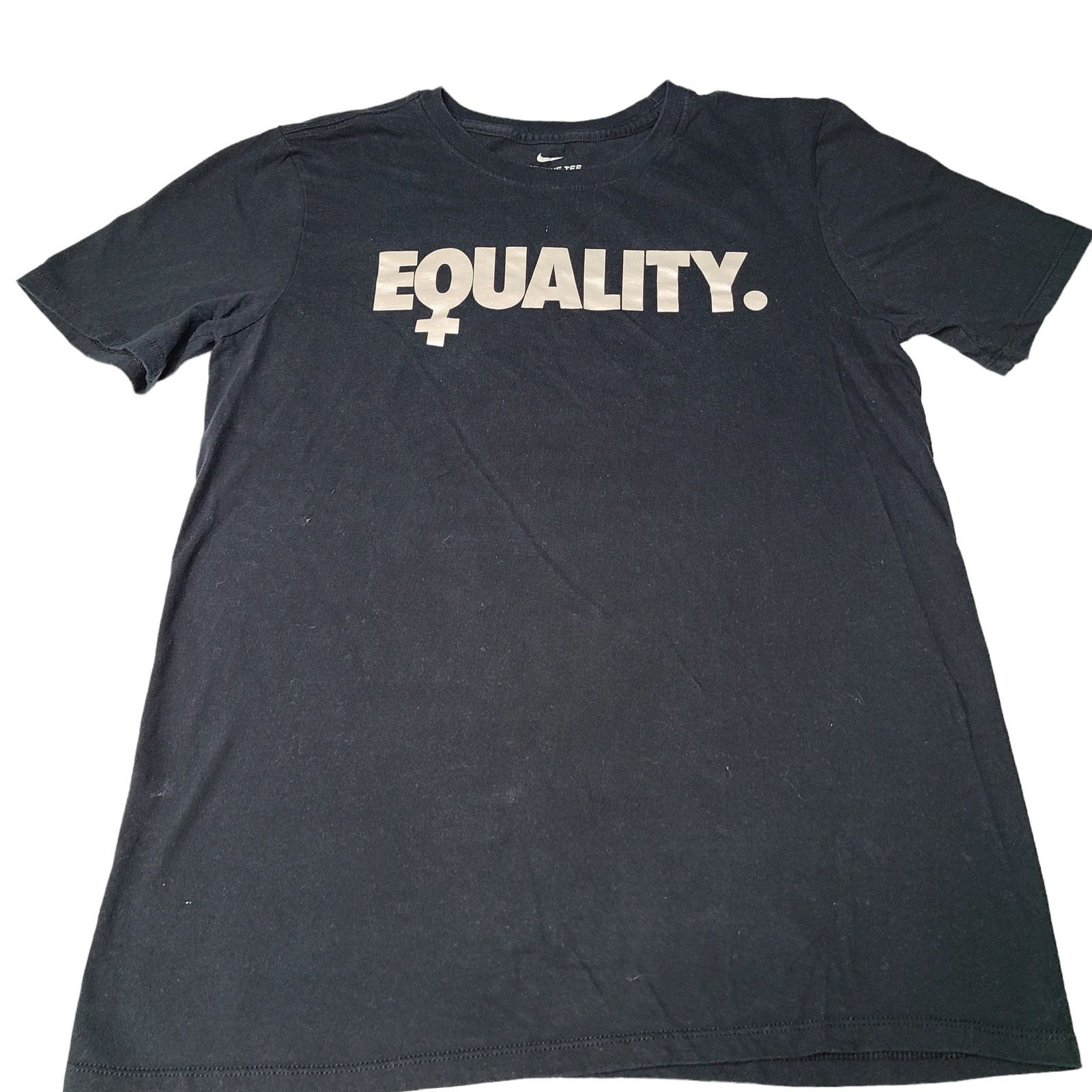 Nike Nike Equality T-Shirt Black Graphic Women's Size S 1849 Size S / US 4 / IT 40 - 1 Thumbnail