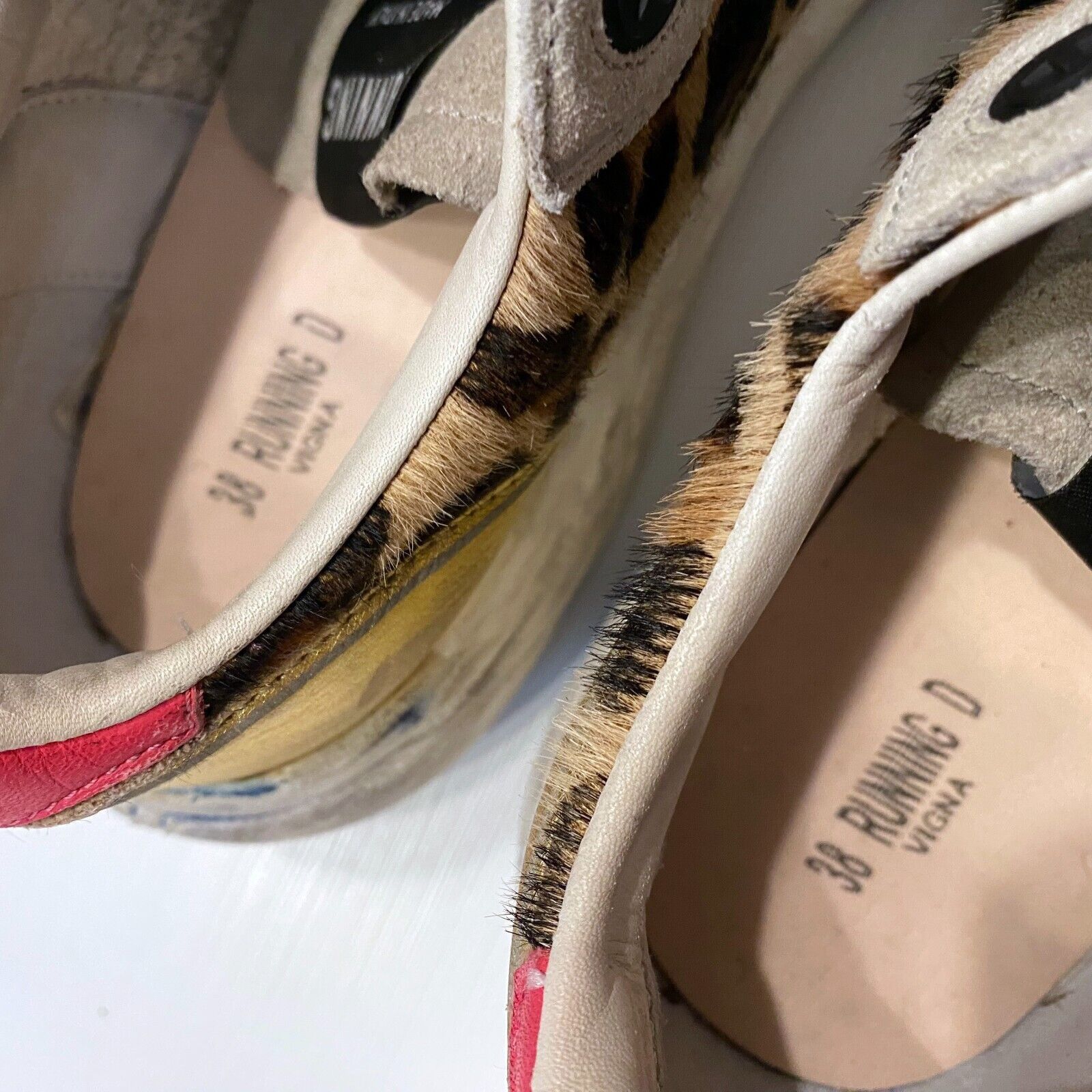 Golden Goose Golden Goose Leopard Calf Sneakers EU Size 38 US Size 7 7.5 Size US 7 / IT 37 - 15 Thumbnail