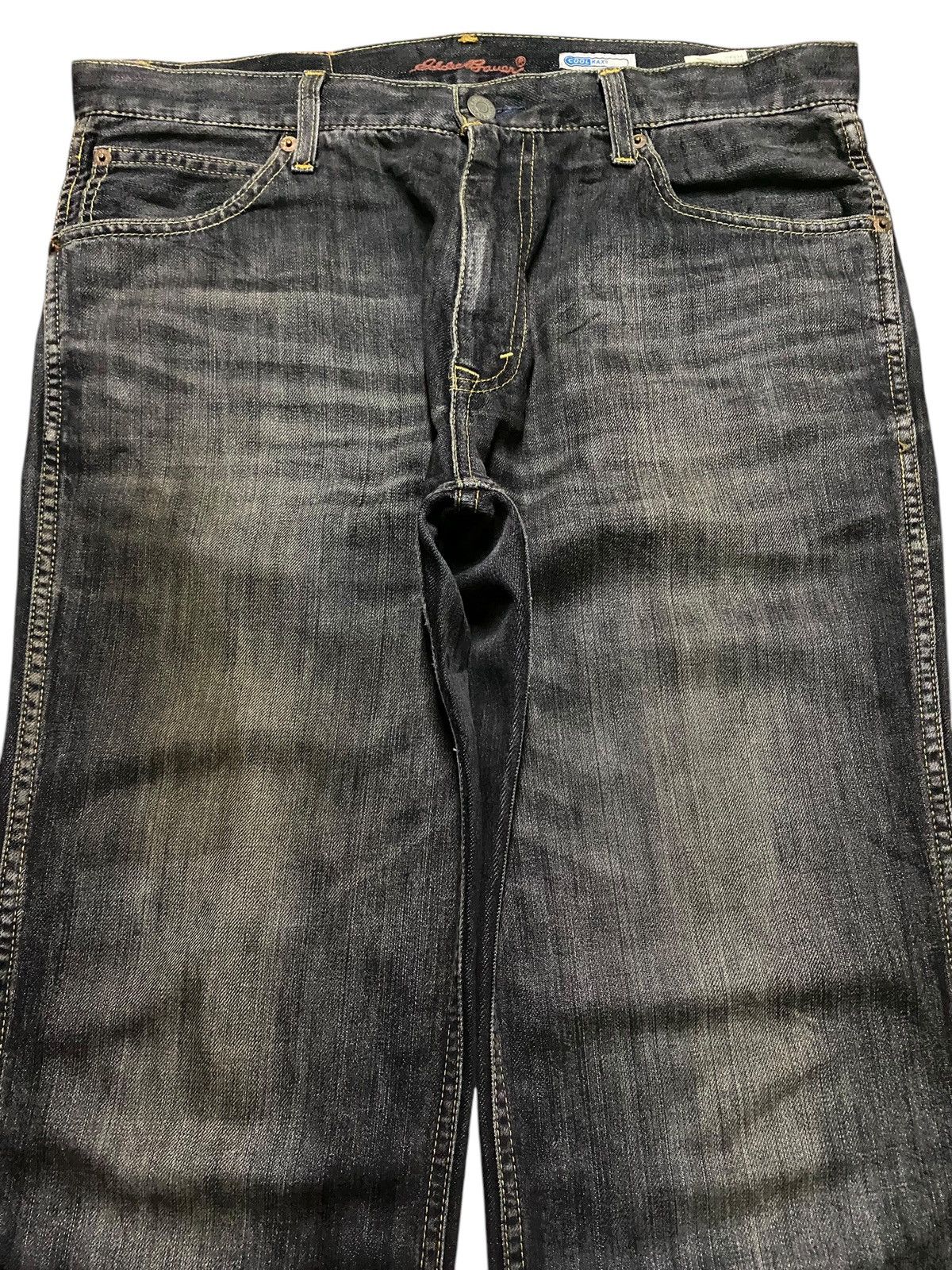 Eddie Bauer Vintage Eddie bauer 1970 Black Denim bootcut Style Jeans Size US 34 / EU 50 - 3 Thumbnail