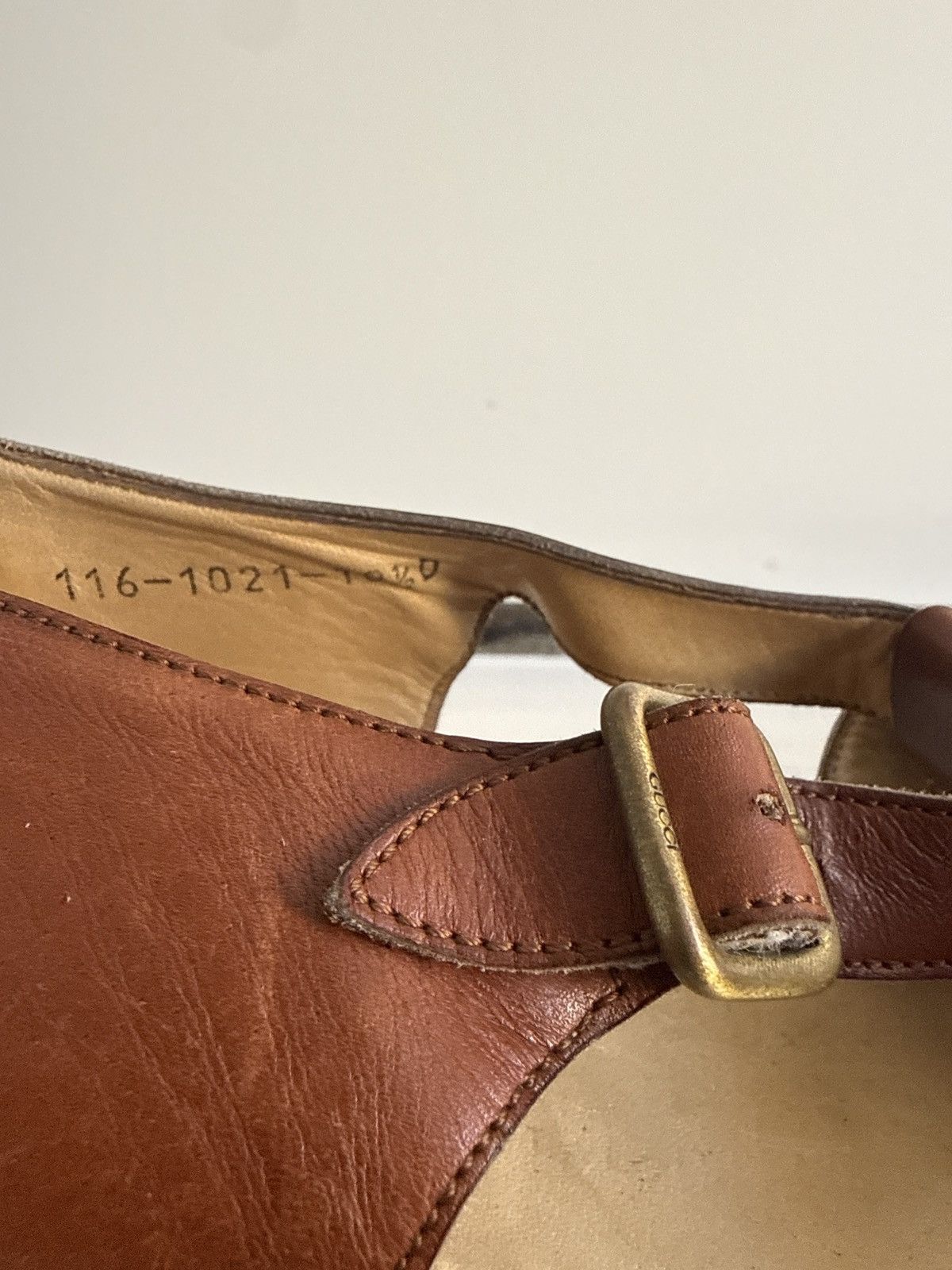 Gucci Gucci Fisherman Leather Sandals Size US 10.5 / EU 43-44 - 6 Thumbnail