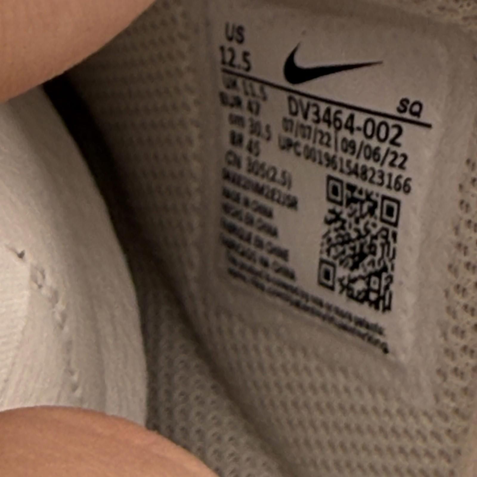 Nike Nike Air Force 1 Low SP Phantom/Black-Phantom US 12.5 New Size US 12.5 / EU 45-46 - 7 Thumbnail