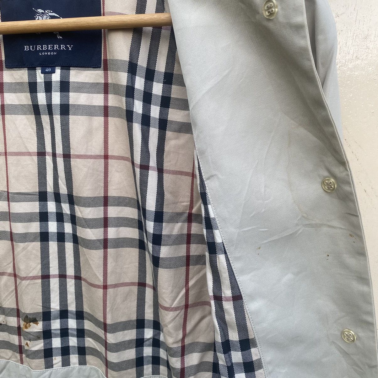 Burberry Burberry Nova Check Trench Coat Parka Size US M / EU 48-50 / 2 - 7 Thumbnail