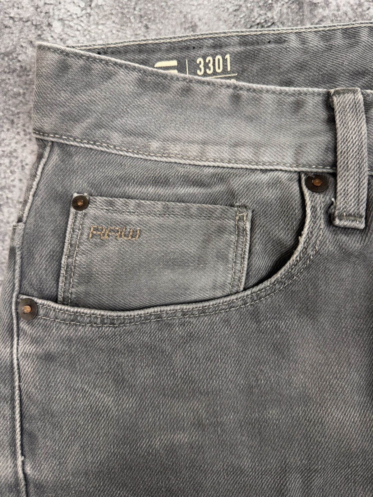G-Star G-Star Raw Men Cotton Jeans Grey Size 33 Size US 33 - 4 Thumbnail