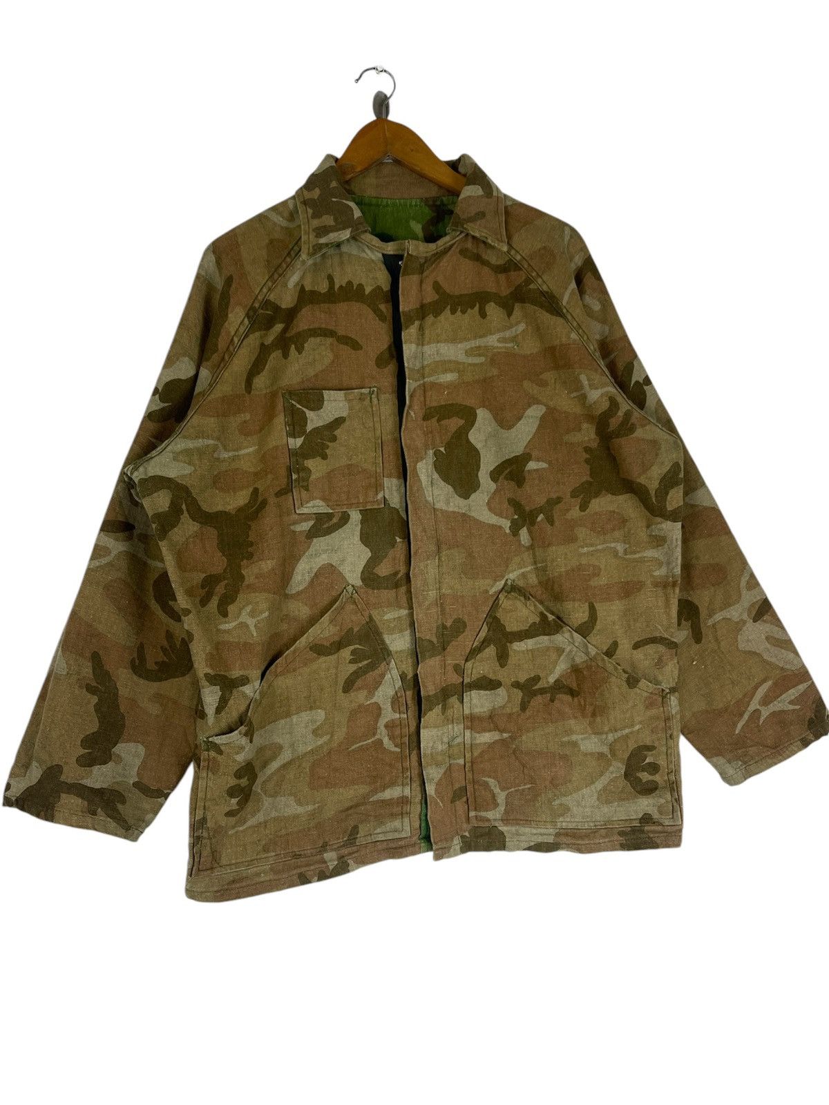 Vintage U.S ARMY REVERSIBLE MILITARY JACKET Size US XL / EU 56 / 4 - 14 Thumbnail