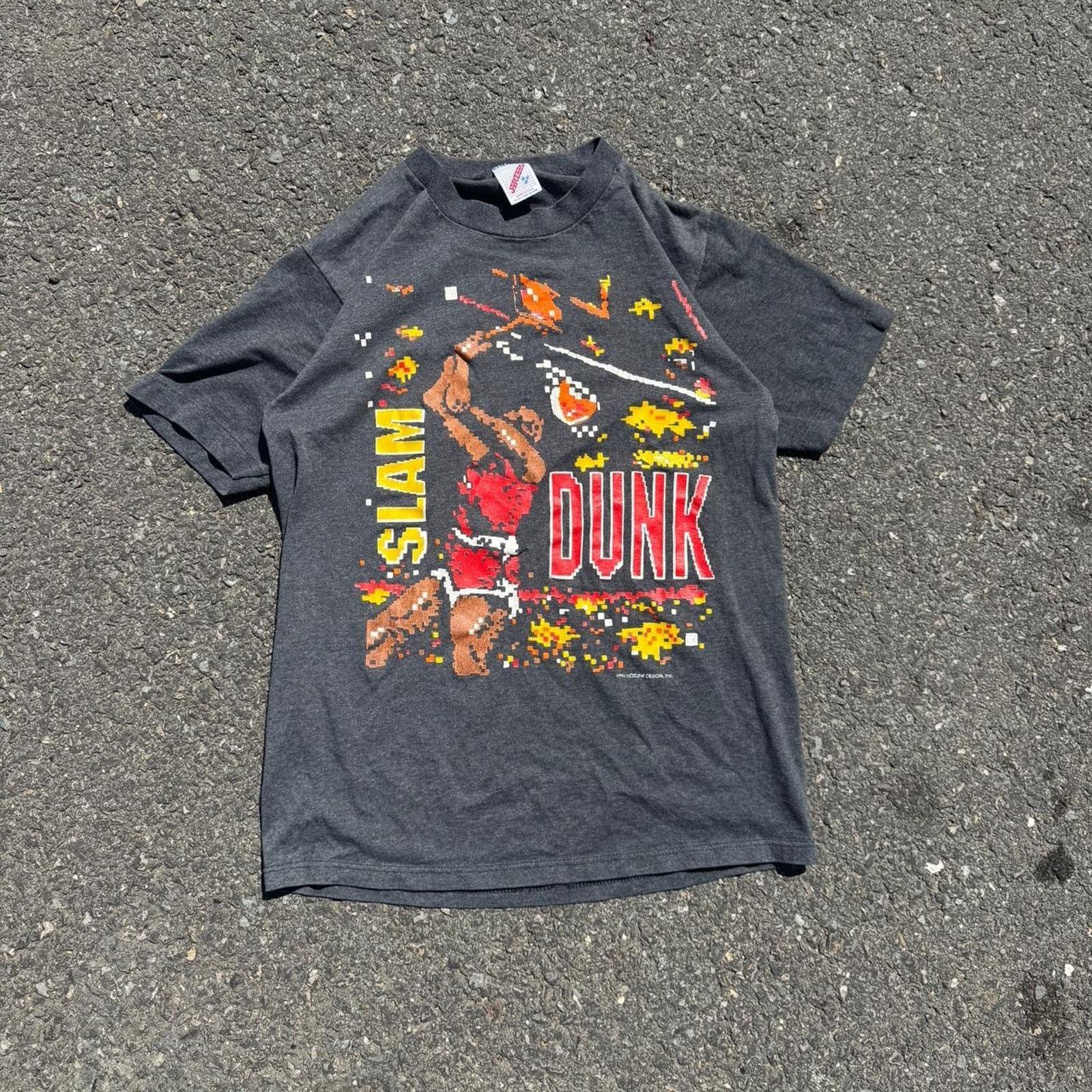 Jerzees Vintage 1991 NBA Slam Dunk Contest T-Shirt – Size Medium Size US M / EU 48-50 / 2 - 1 Thumbnail