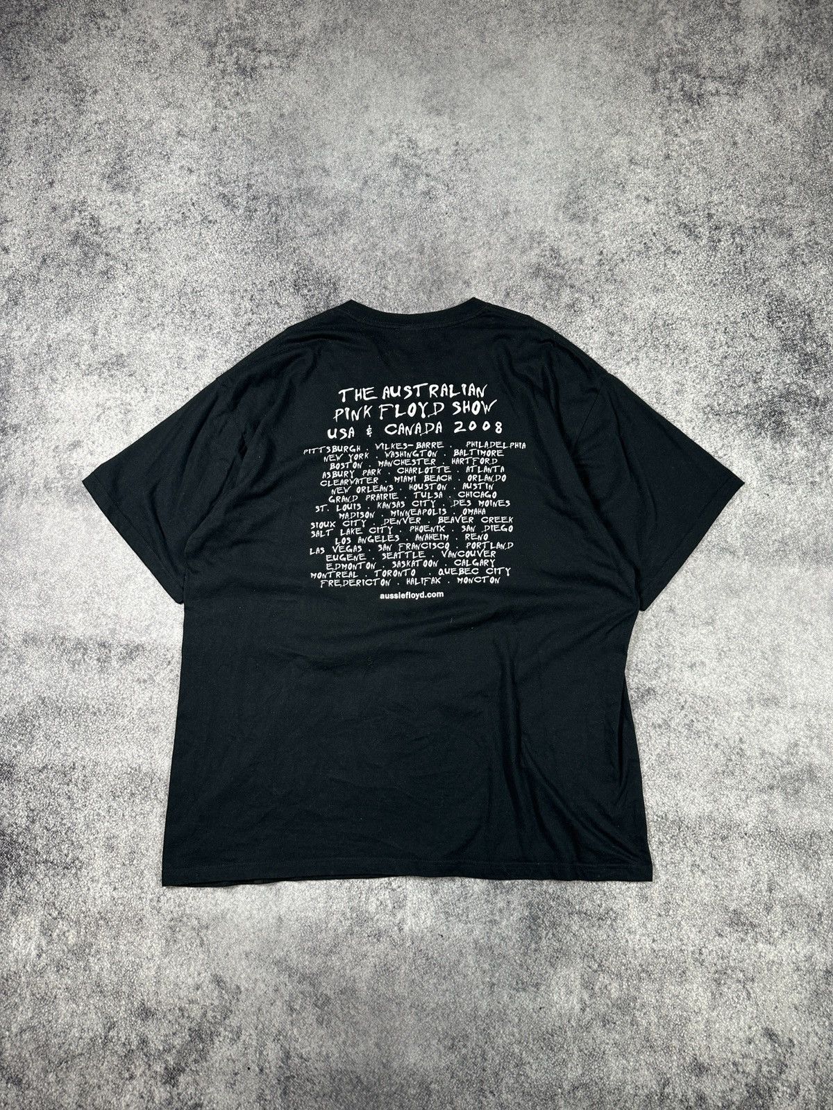 Band Tees Australian Pink Floyd Show Bands Tees T-shirt Rock Rare Size US XXL / EU 58 / 5 - 4 Thumbnail