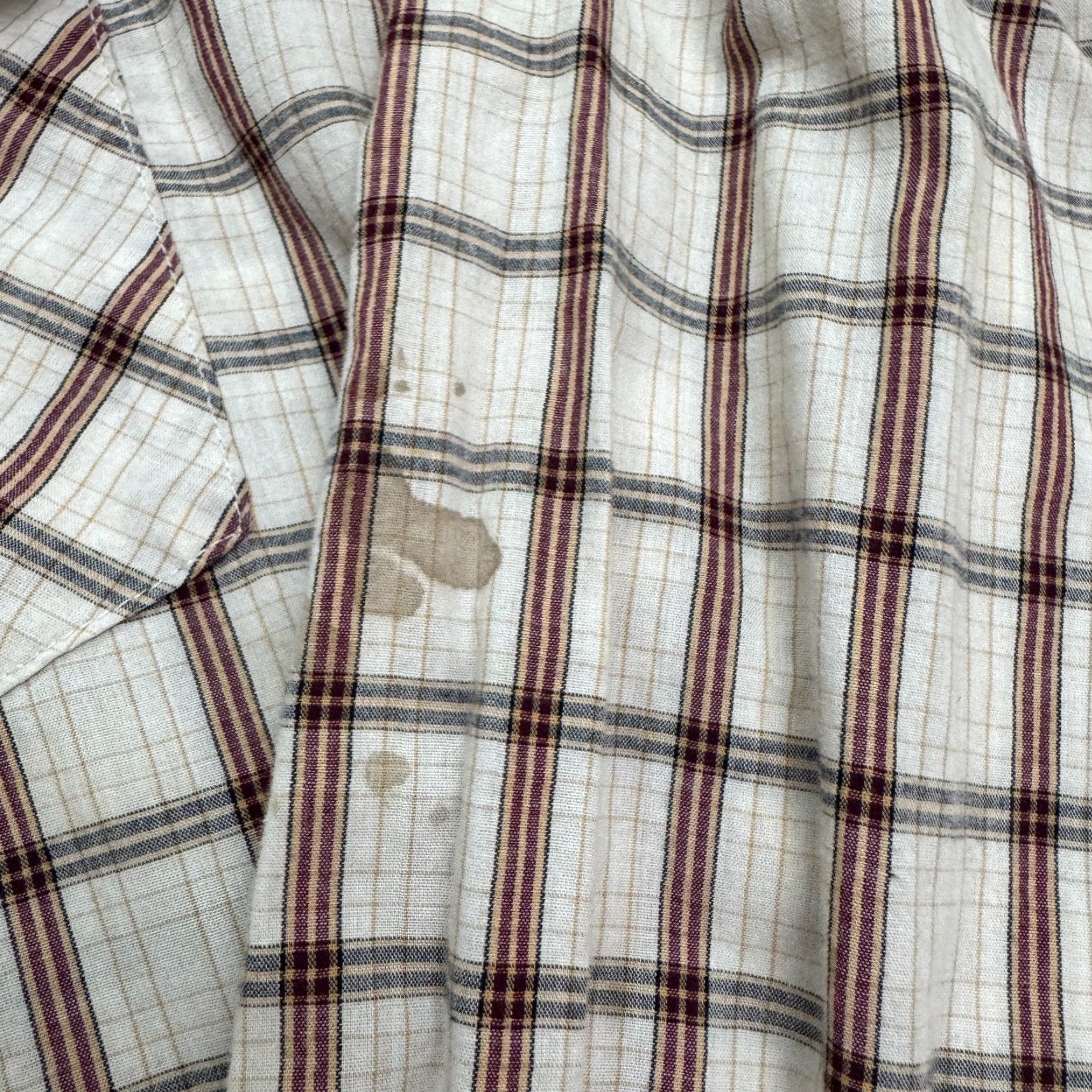 Wrangler Wrangler Shirt Mens 2XL Tall Brown Long Sleeve Western Button-Up Plaid Casual Workwear All Seasons Classic Outdoor 56 in Chest Mens Size US XXL / EU 58 / 5 - 5 Thumbnail