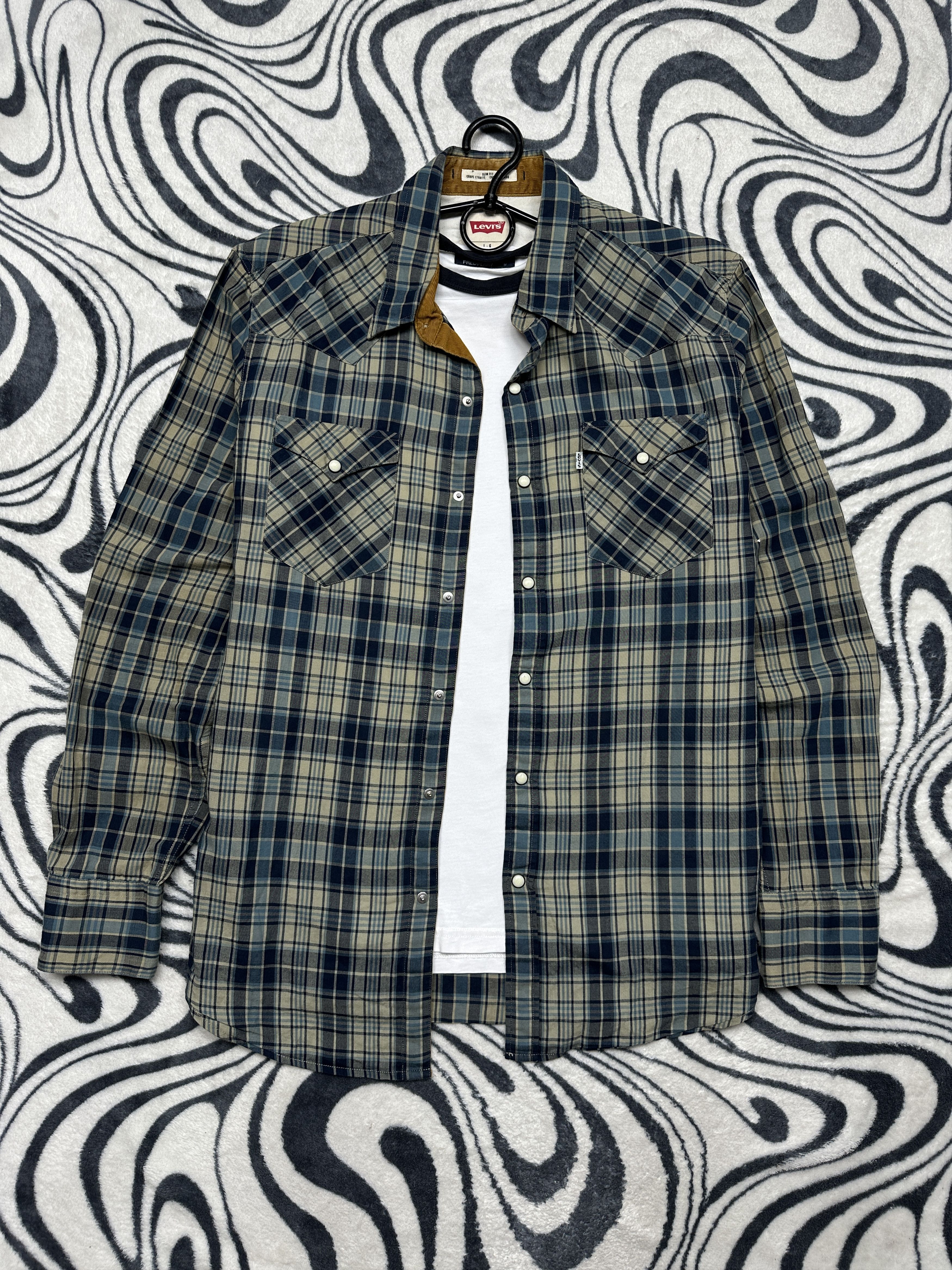 Levi's Levi's Vintage Mens Flannel Plaid Shirt Size US L / EU 52-54 / 3 - 1 Thumbnail