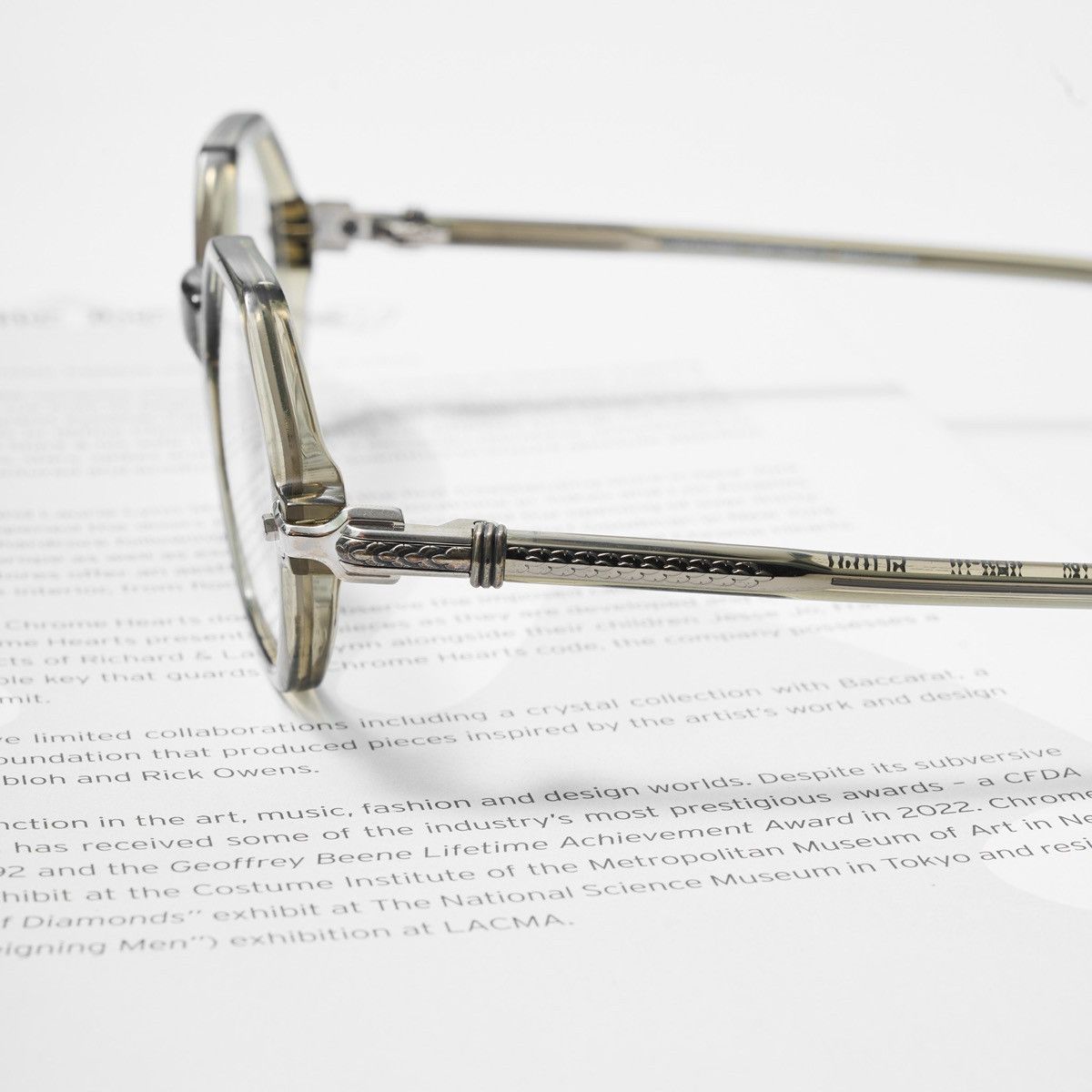 Chrome Hearts CHROME HEARTS CLITCO ARMY GLASSES Size ONE SIZE - 3 Thumbnail
