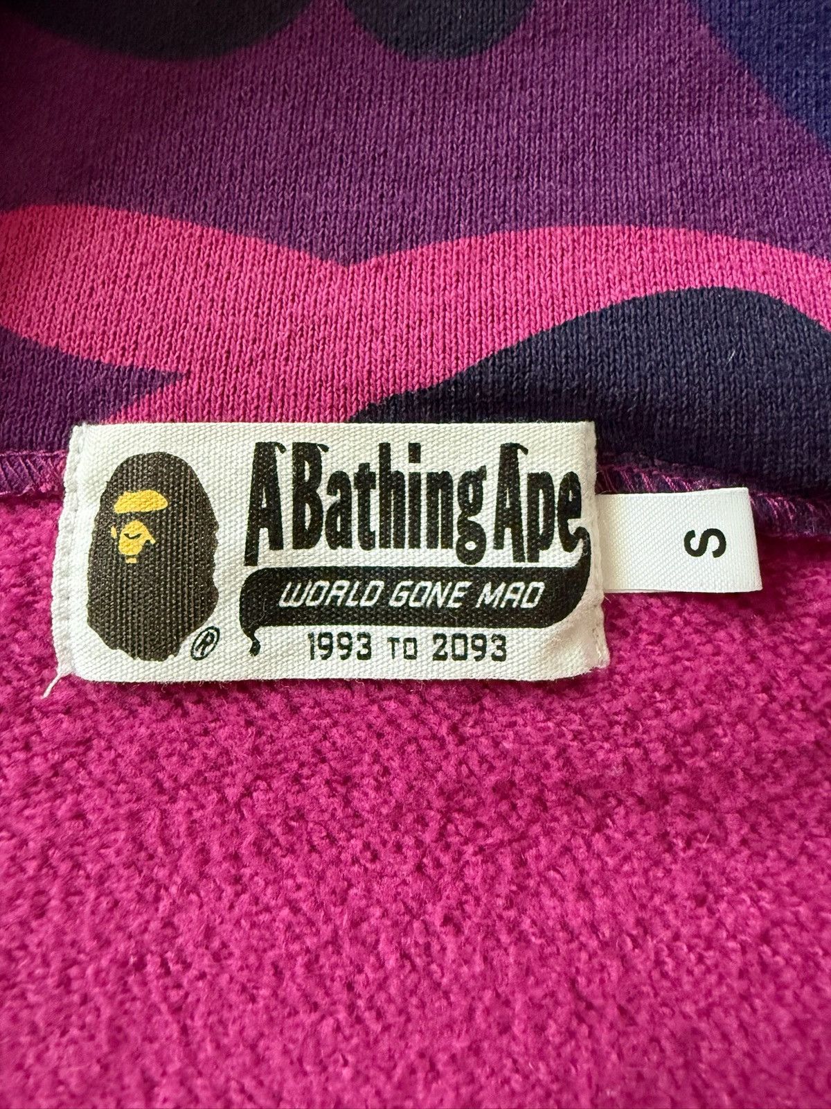Bape Bape Purple Camo Shark Zip Up Size US S / EU 44-46 / 1 - 8 Thumbnail