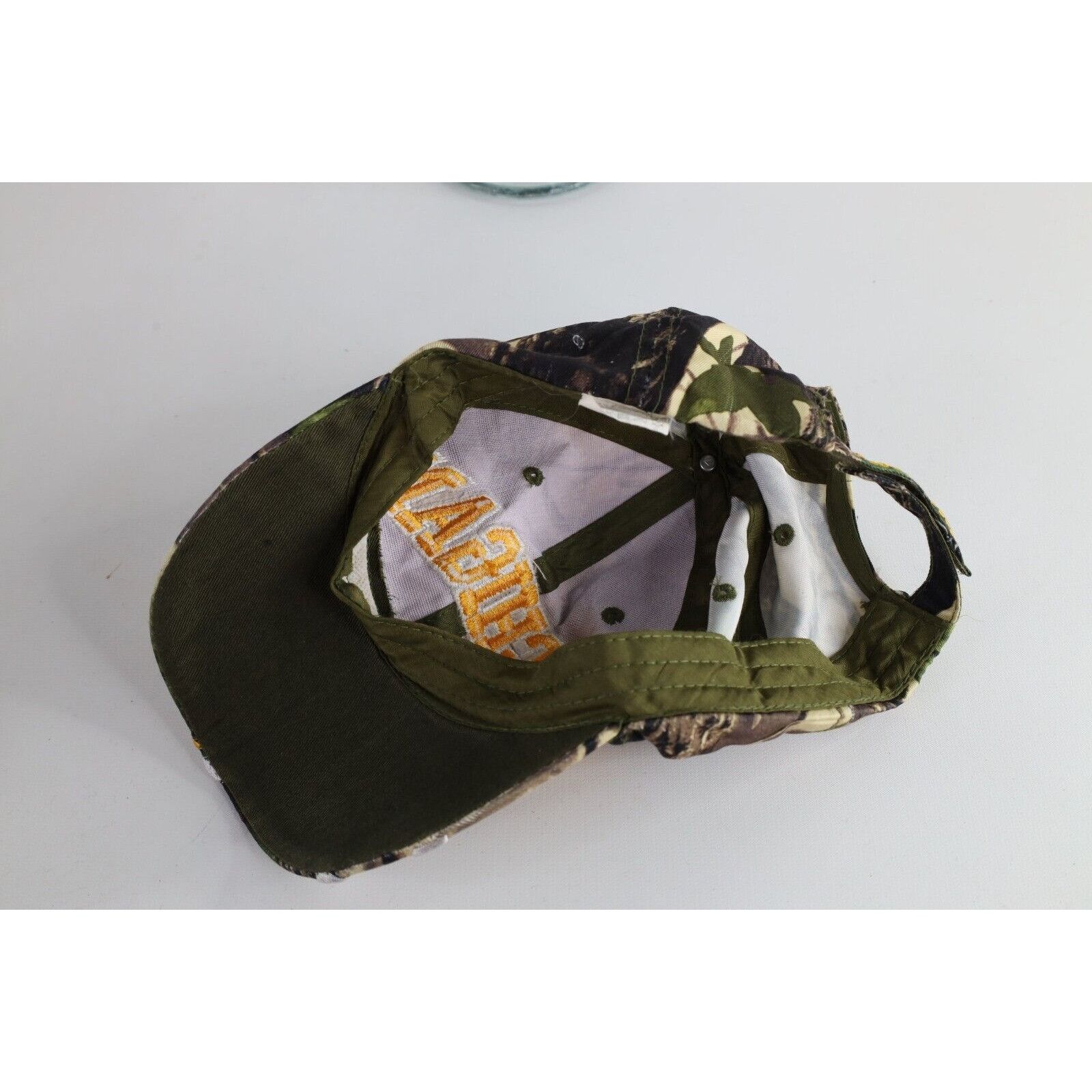 Vintage Vintage 90s Distressed University of Michigan Camo Hat Size ONE SIZE - 8 Thumbnail