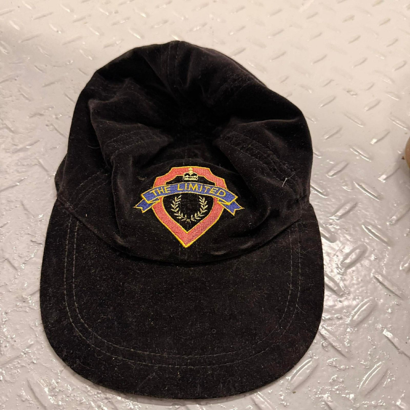 Other 1990's The Limited Velvet Crest Logo Baseball Hat Black Gold Size ONE SIZE - 1 Thumbnail