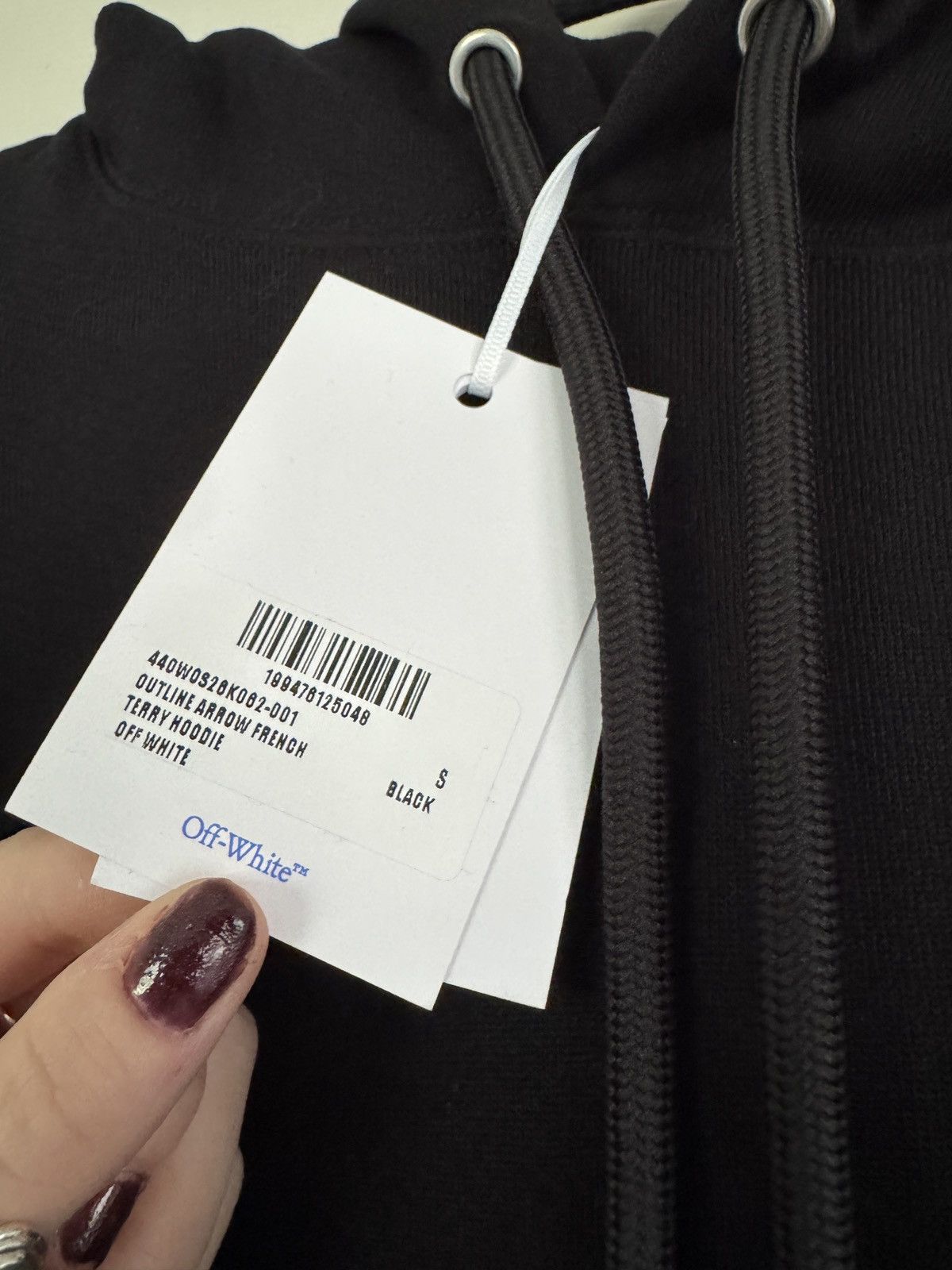 Off-White Off-White Outline Arrow French Terry Hoody Size US S / EU 44-46 / 1 - 9 Thumbnail