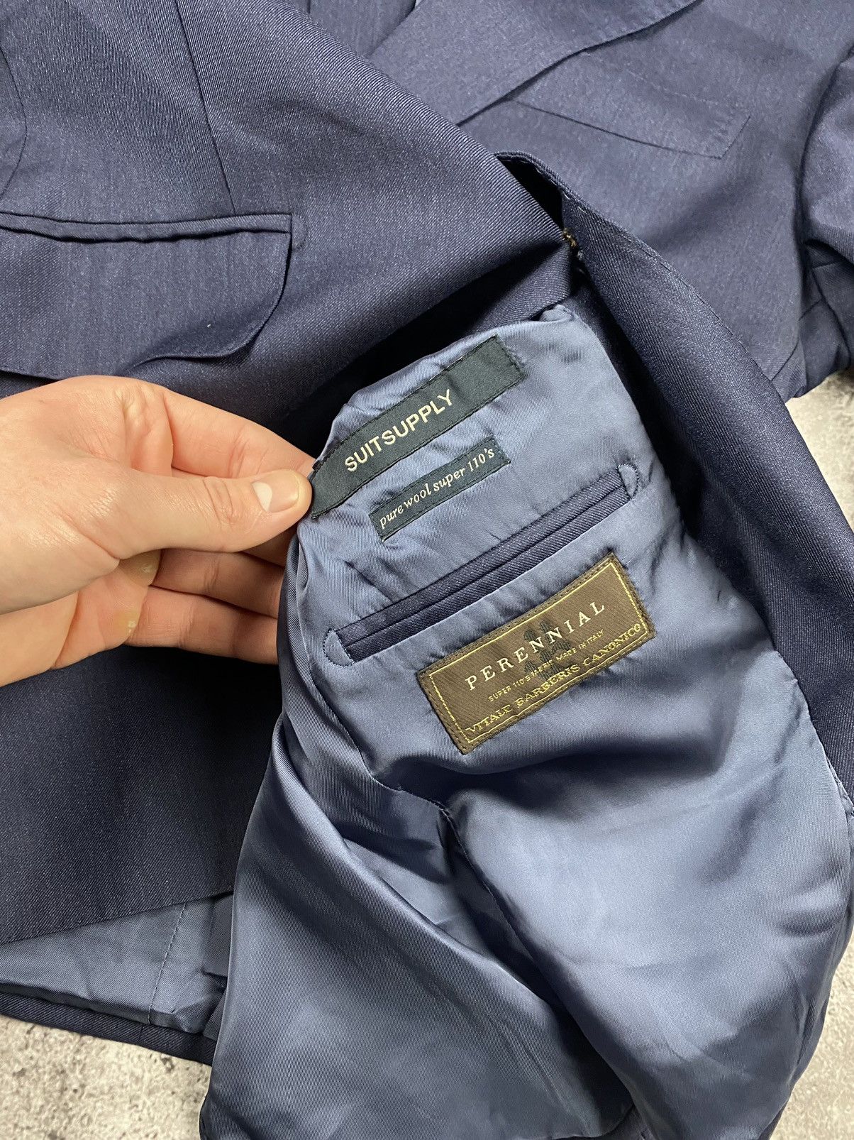 Suitsupply Suit supply Pure Wool Super 110'S Suit 48 Size Luxuri Size 48R - 6 Thumbnail