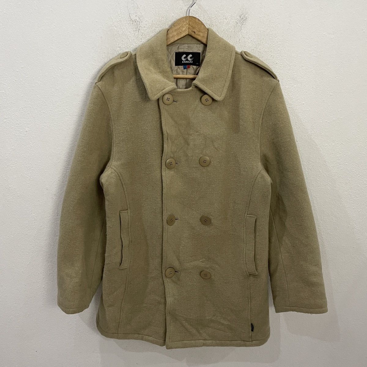 Kansai Yamamoto Vintage Kansai Trench Coat Jacket Size US L / EU 52-54 / 3 - 2 Thumbnail