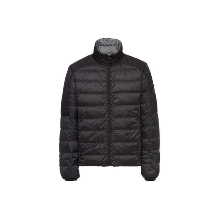 Prada Prada Logo Reversible High Neck Puffer Jacket-2506 Size US XL / EU 56 / 4 - 1 Thumbnail