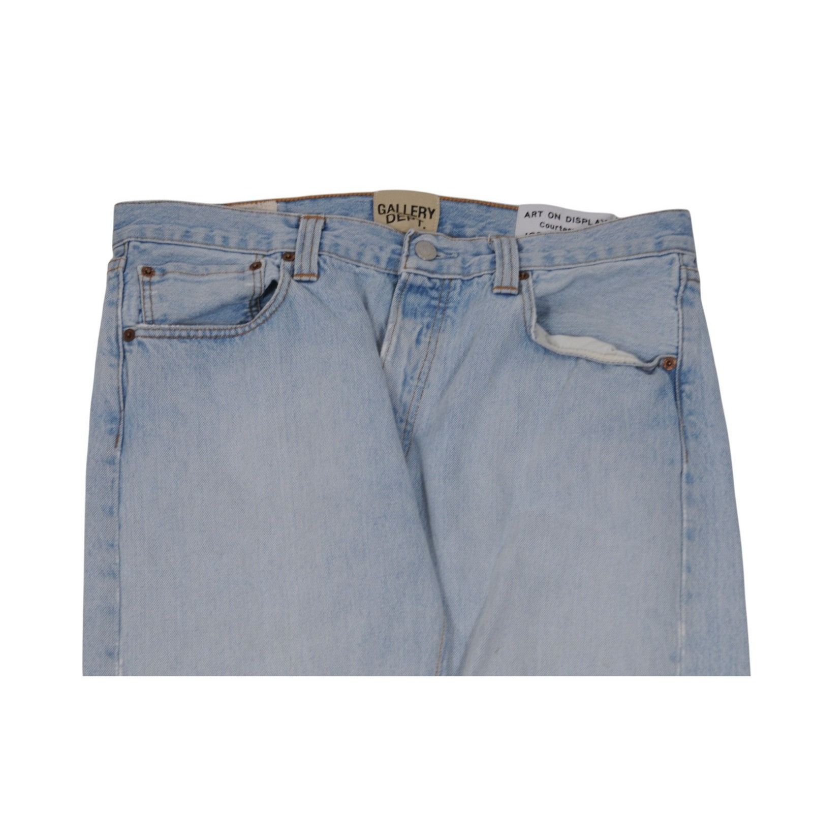 Gallery Dept. Gallery Dept 5001 Jean 32x32 Light Blue Wash Denim Raw Hem Size US 32 / EU 48 - 6 Thumbnail