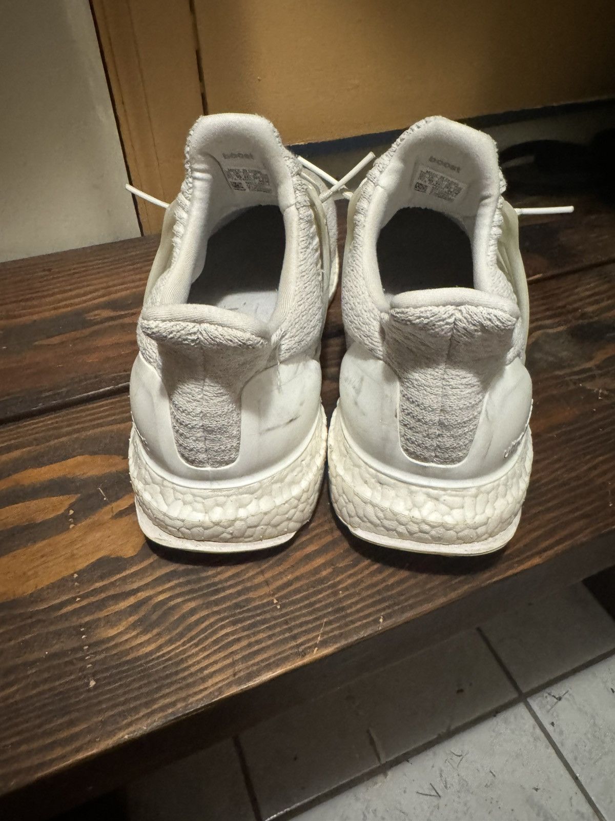 Adidas Ultra Boost 3.0 Triple White Size US 10.5 / EU 43-44 - 4 Thumbnail