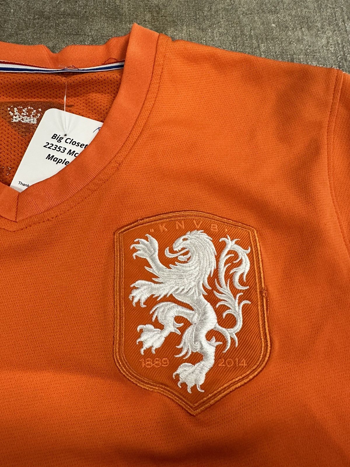 Nike × Vintage 2014 Nike Netherlands Soccer Jersey Kit Maglia Home Size S / US 4 / IT 40 - 8 Thumbnail