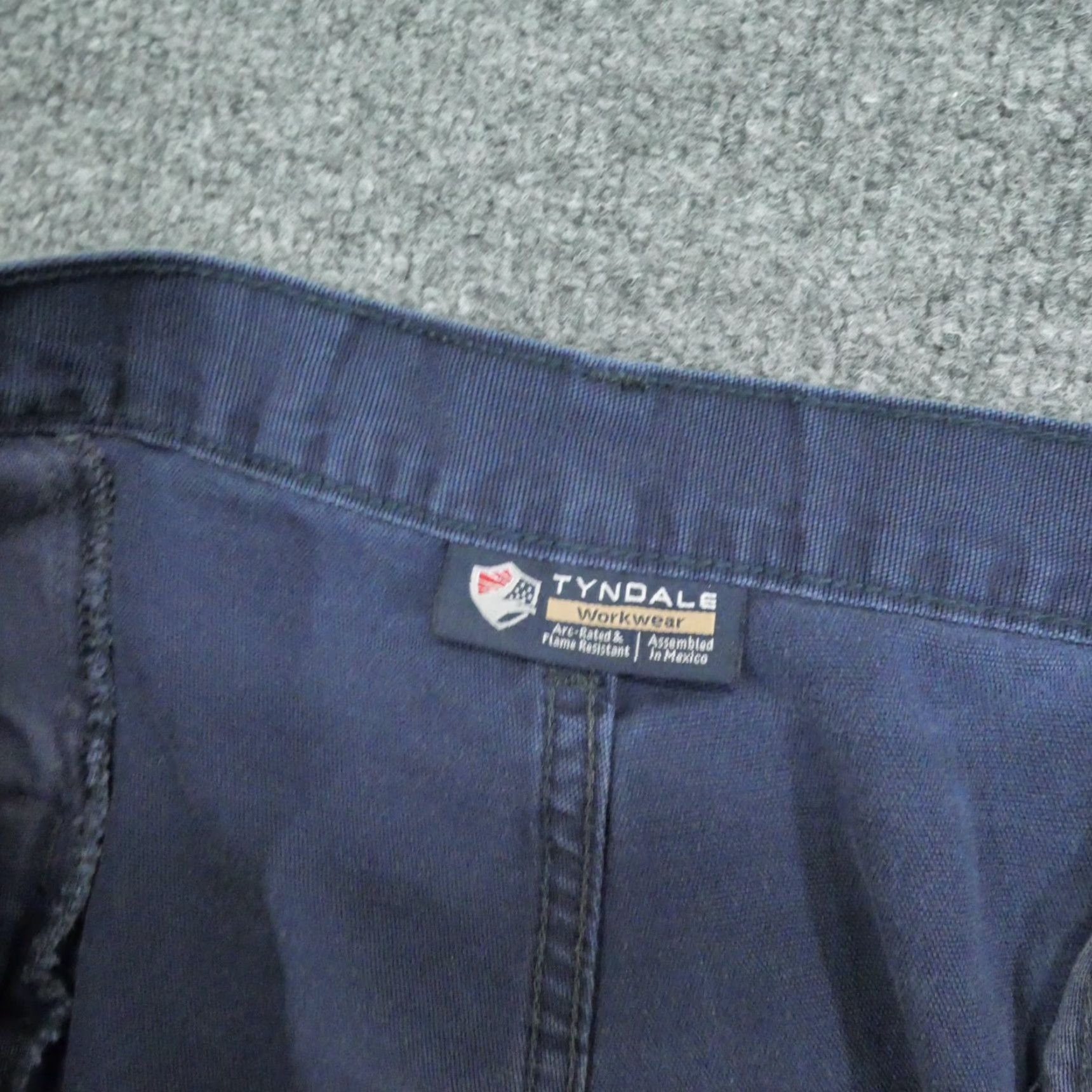 Vintage Tyndale Pants Mens 42x34 Blue Cargo Cat 2 Flame Resistant Reflective Size US 42 / EU 58 - 6 Thumbnail