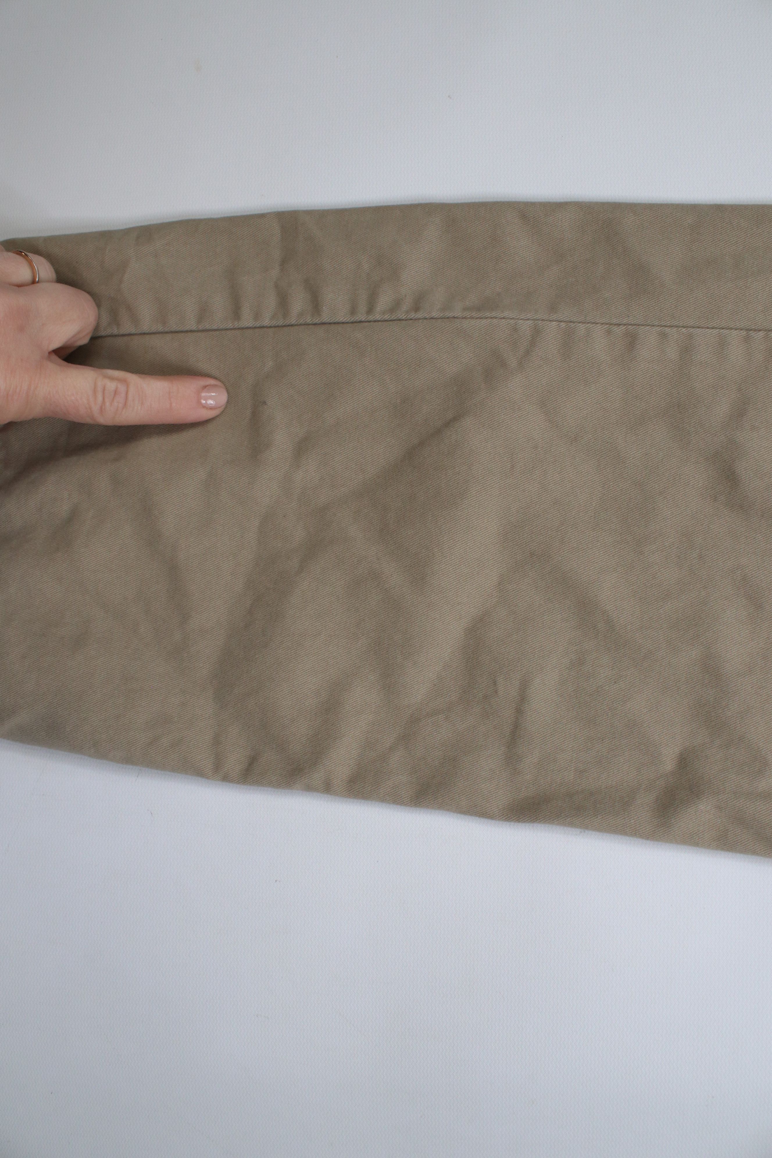 Levi's × Vintage Vintage Y2K Levis 505 Regular Fit Pants Khaki Beige Cotton Size US 36 / EU 52 - 5 Thumbnail