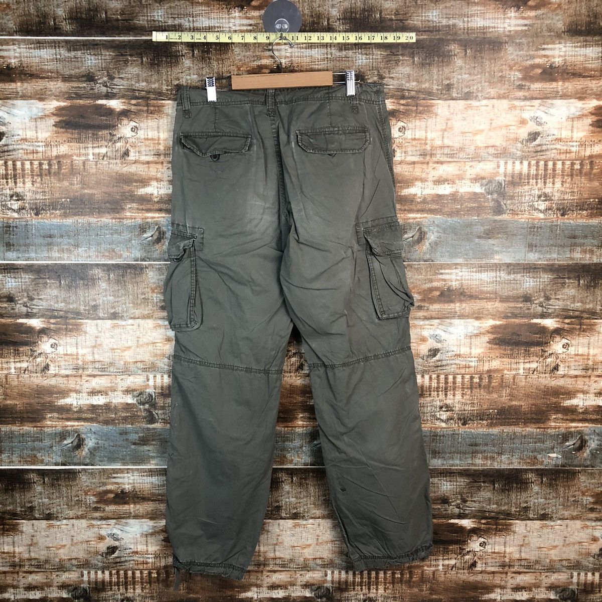 Uniqlo DL Uniqlo Green Cargo Multipocket Pants #C664 Size US 32 / EU 48 - 15 Thumbnail