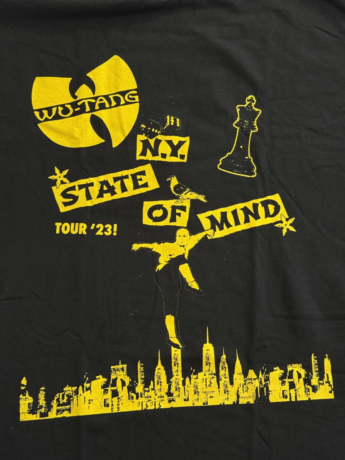 Designer Wu-tang Clan Nas Tour T-shirt N.Y. State of Mind Tee 2023 XL Size US XL / EU 56 / 4 - 4 Thumbnail