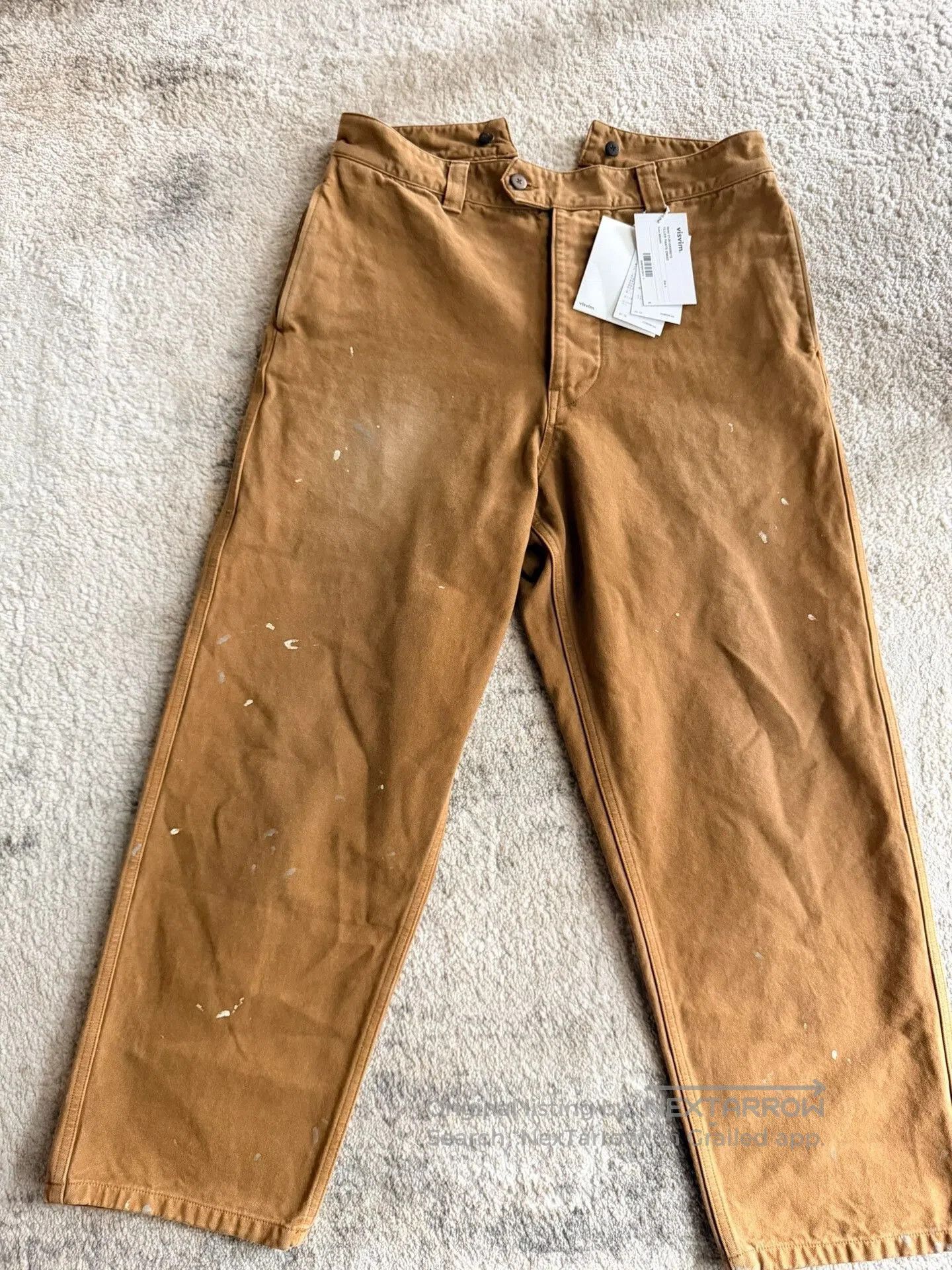 Visvim Visvim Tiller Pants in Brown. Size US 26 / EU 42 - 1 Thumbnail