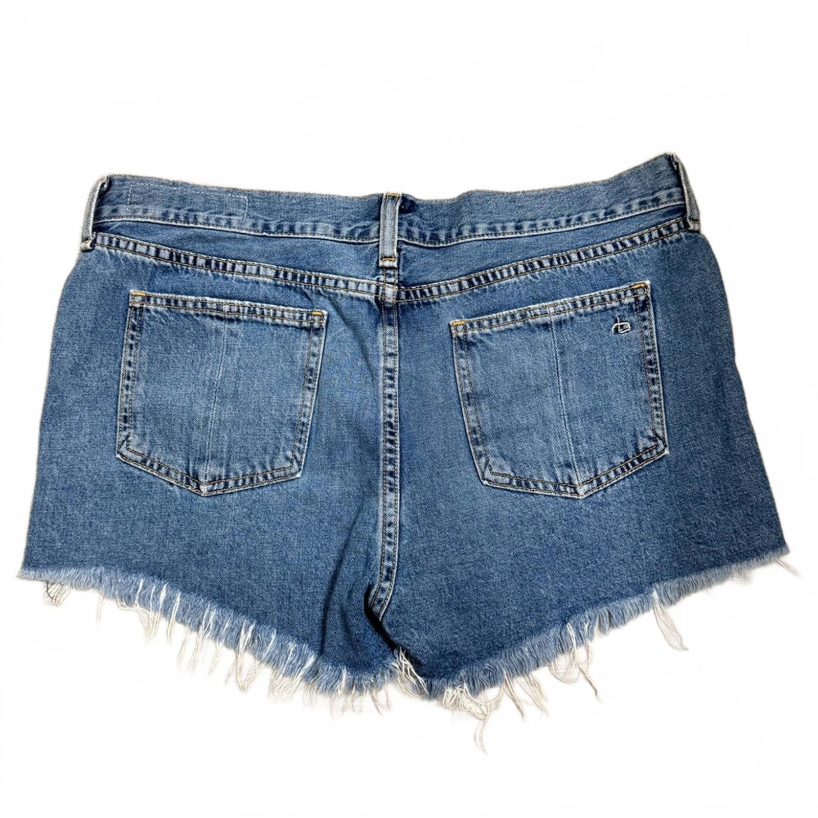 Rag & Bone Rag & Bone Winnie Distressed Cut Off Denim Shorts- Size 29 Size 29" - 2 Thumbnail