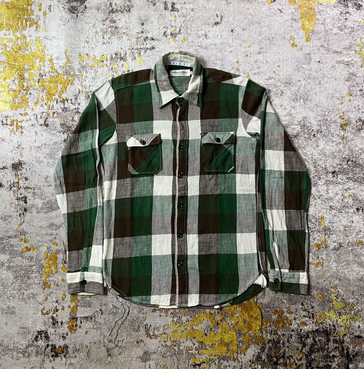 Japanese Brand × Vanquish Vanquish Plaid Button Up shirt Size US M / EU 48-50 / 2 - 1 Thumbnail