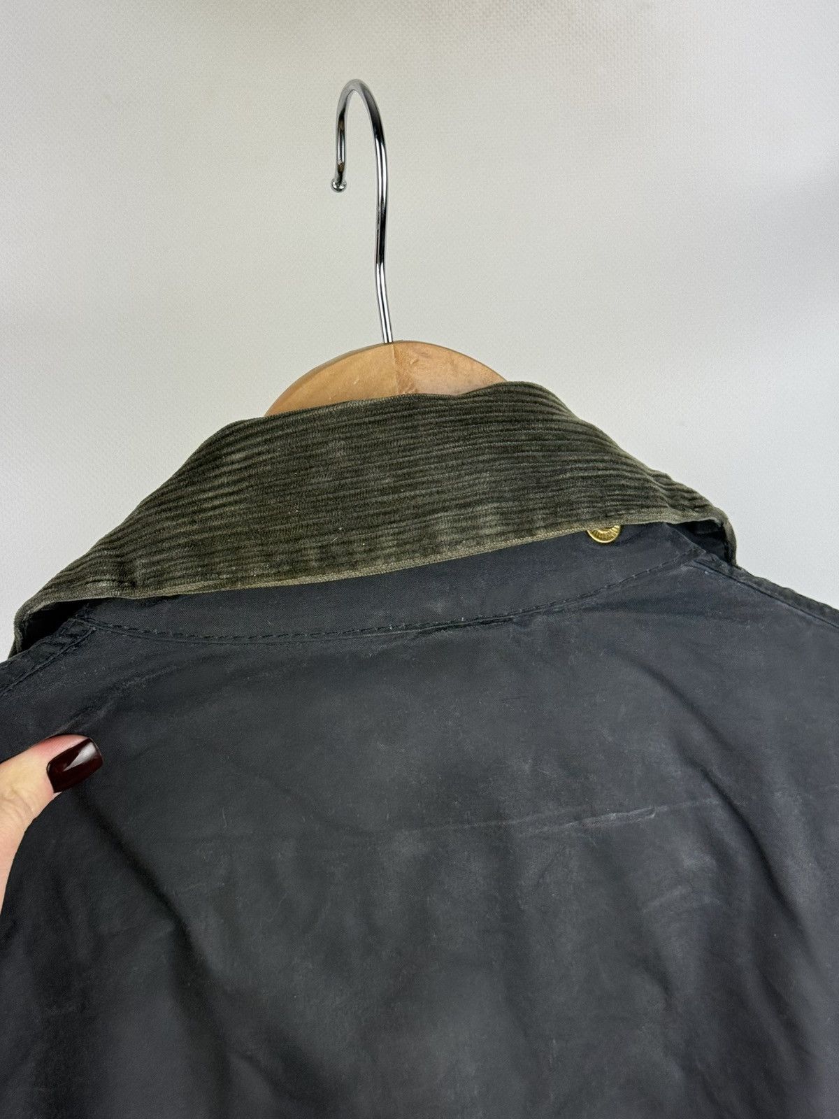 Barbour Barbour A205 Border Vintage Wax Waxed Cotton Hunting Jacket Size US XL / EU 56 / 4 - 19 Thumbnail