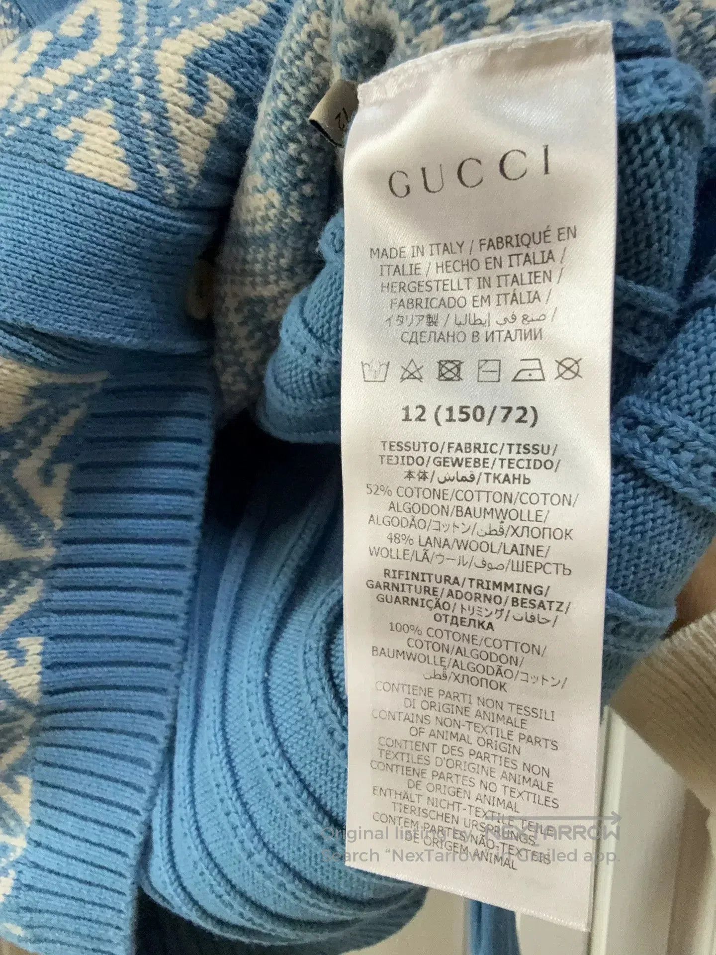 Gucci Gucci Classic Plaid Wool Kids Cardigan. Size M / US 6-8 / IT 42-44 - 5 Thumbnail