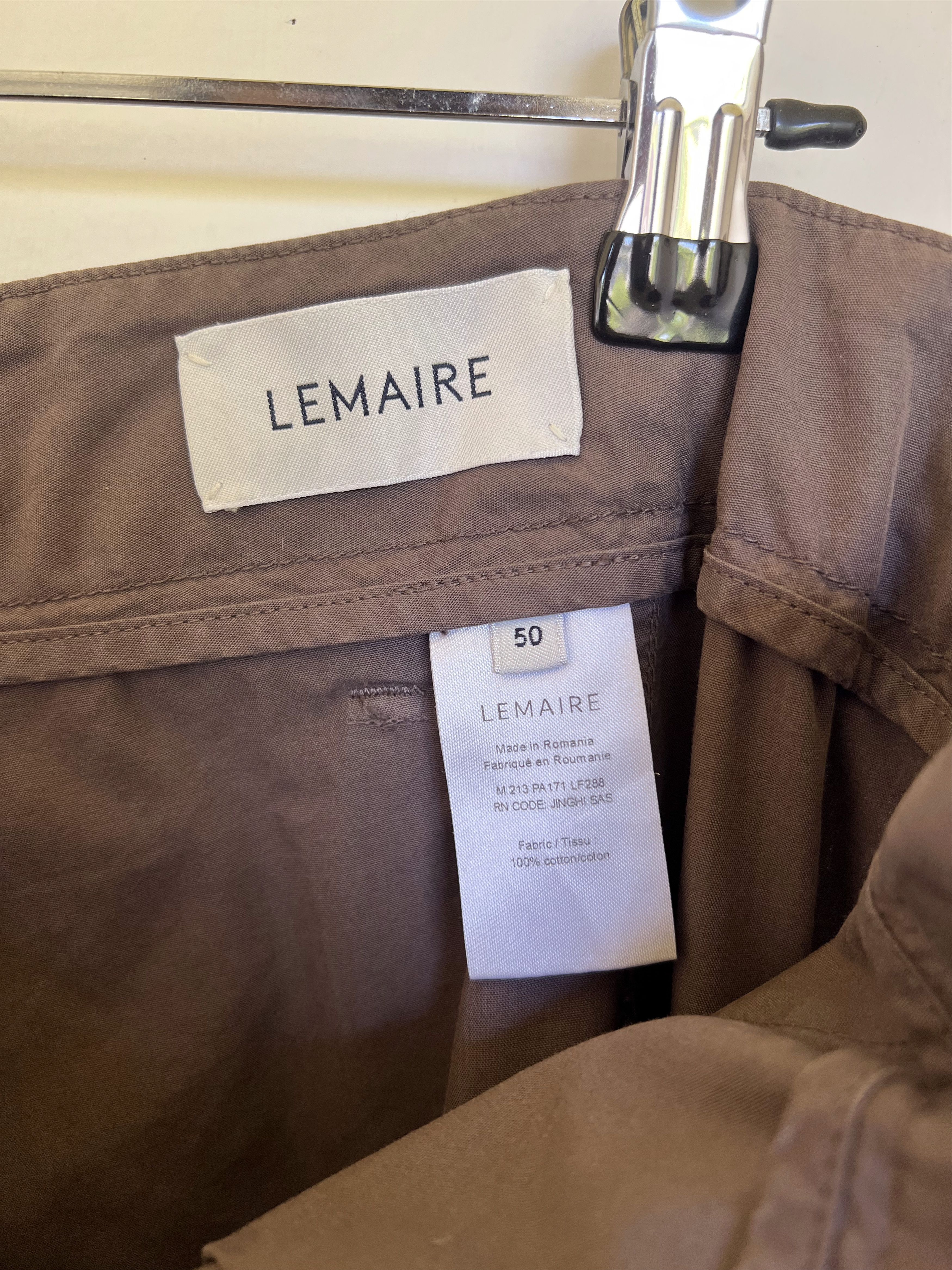 Lemaire Lemaire AW21 Ventile Chestnut Trench Pants size 50 Size US 34 / EU 50 - 5 Thumbnail