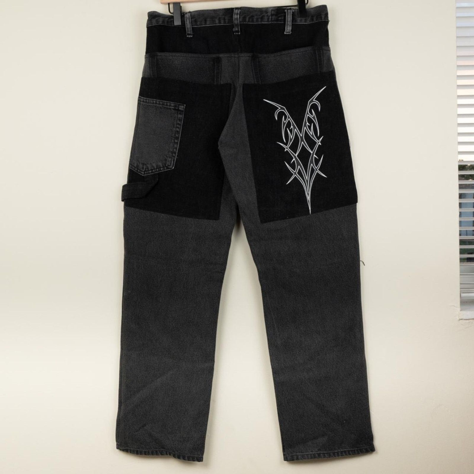 Levi's Reworked custom wide leg denim Size US 34 / EU 50 - 1 Thumbnail