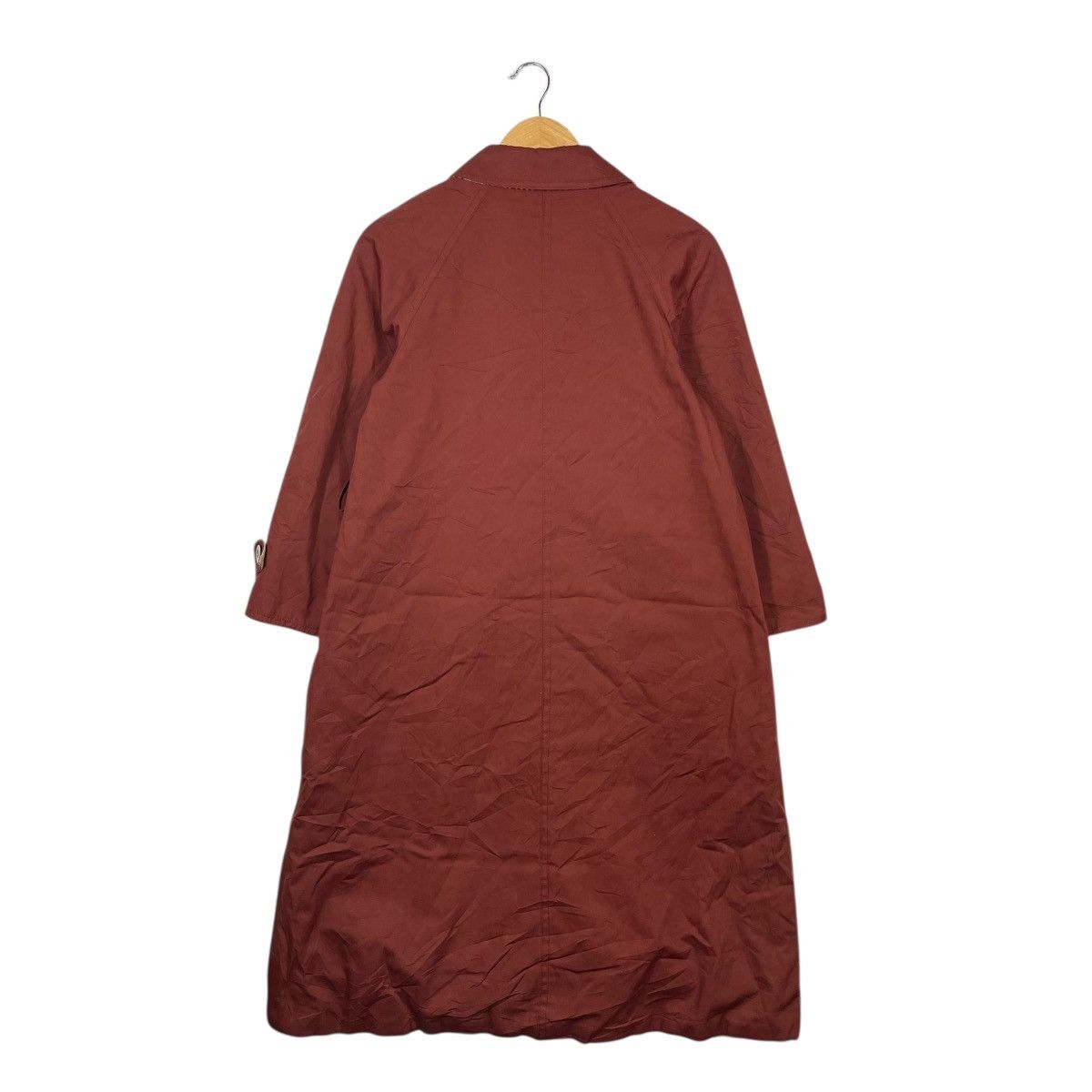 Vintage Vintage BOSSI x DESIRE Coat Made in Italy Burgundy Minimalis Size S / US 4 / IT 40 - 4 Thumbnail