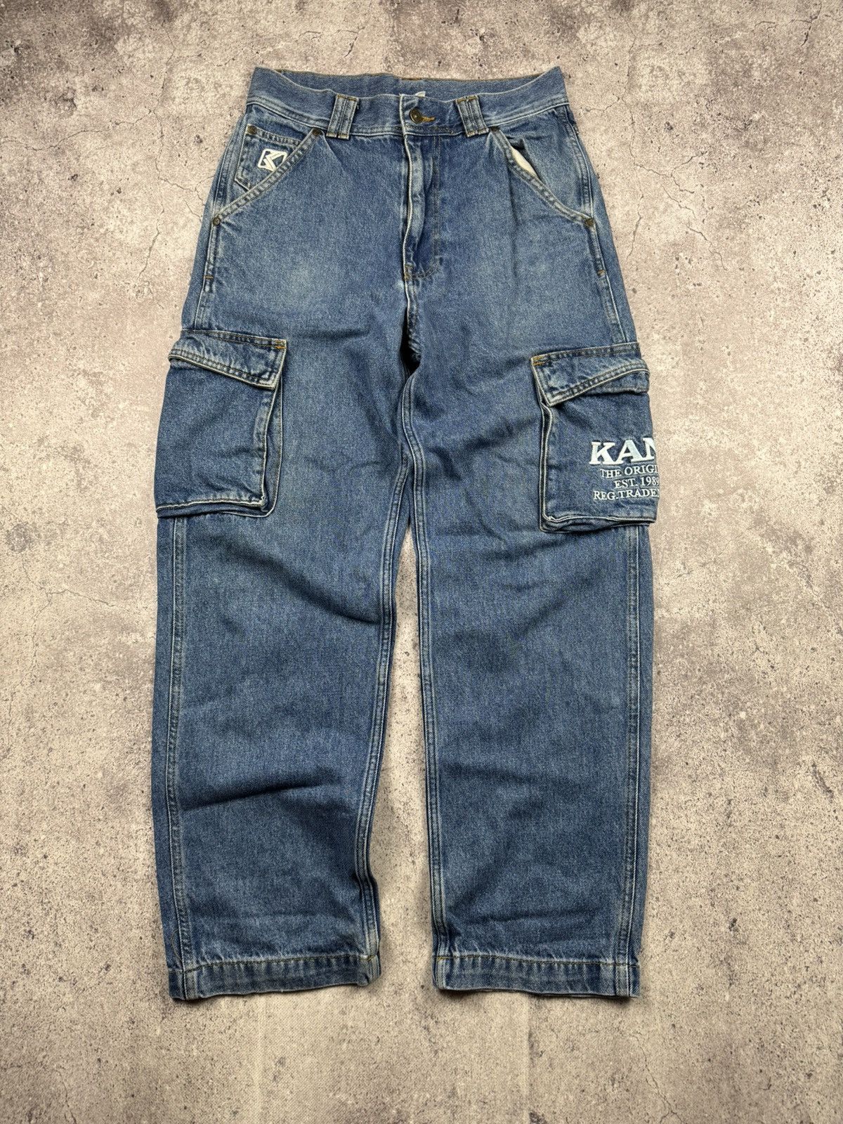 Karl Kani Vintage Karl Kani Baggy Jeans Carpenter Rap Y2K 90s Skate Size US 31 - 1 Thumbnail
