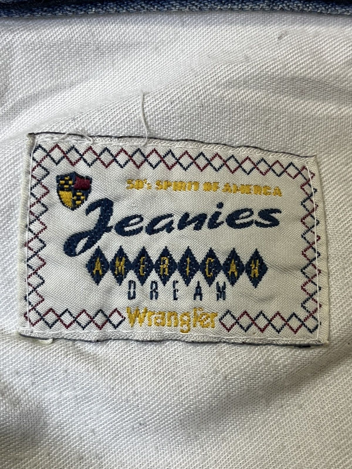 Wrangler RARE🔥VINTAGE JAPANESE WRANGLER x ATOMIC AGE JEANS Size US 33 - 20 Thumbnail