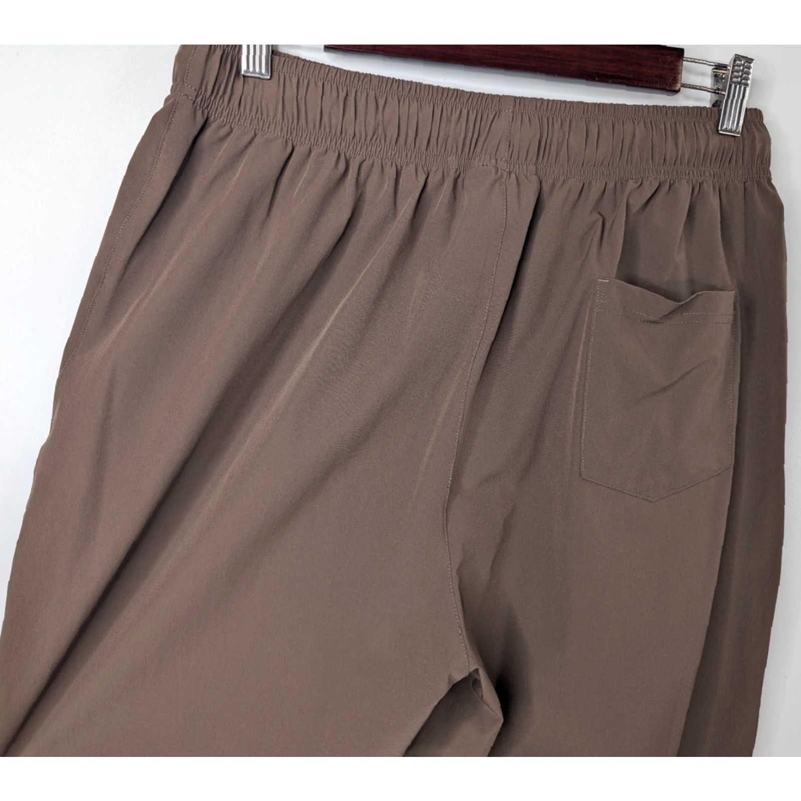 YoungLA YoungLA Jogger Pants Brown S size Small Embroidered Stretch Drawstring Men Adult Regular Inseam 30 in Size US 29 - 5 Thumbnail