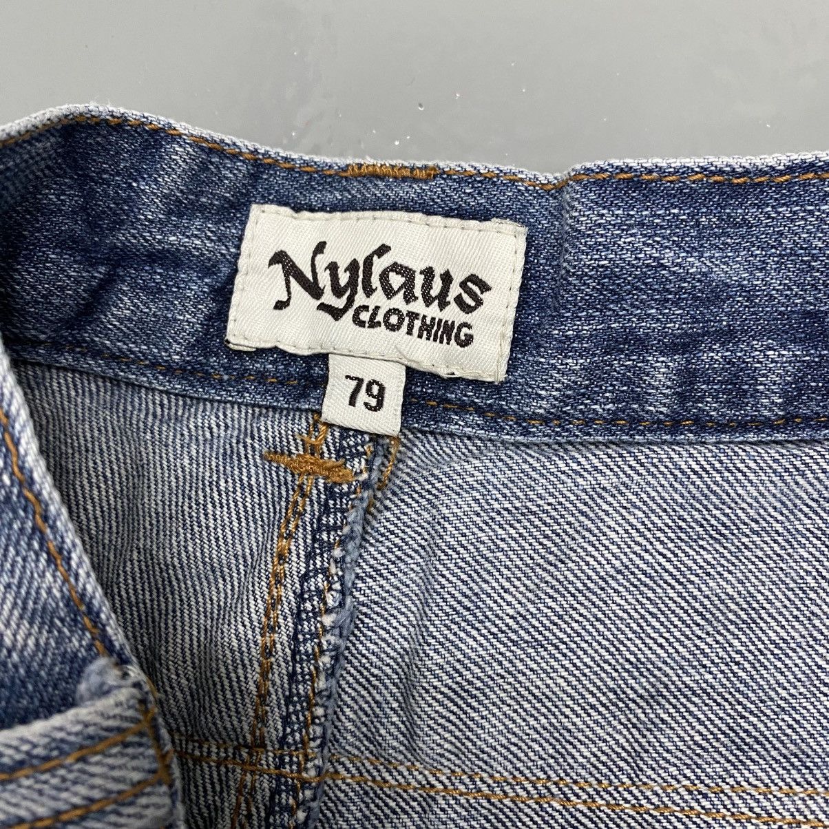 Hysteric Glamour Vintage Nylaus Double Waist Distressed Punk Bondage Jeans Size US 32 / EU 48 - 7 Thumbnail