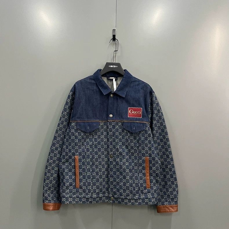 Gucci Gucci Vintage blue double G denim jacket 2502-Nextarrow Size US M / EU 48-50 / 2 - 1 Thumbnail