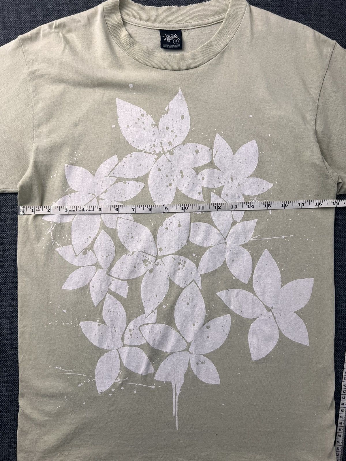 Stussy Stussy Beige Flower print Size US M / EU 48-50 / 2 - 5 Thumbnail