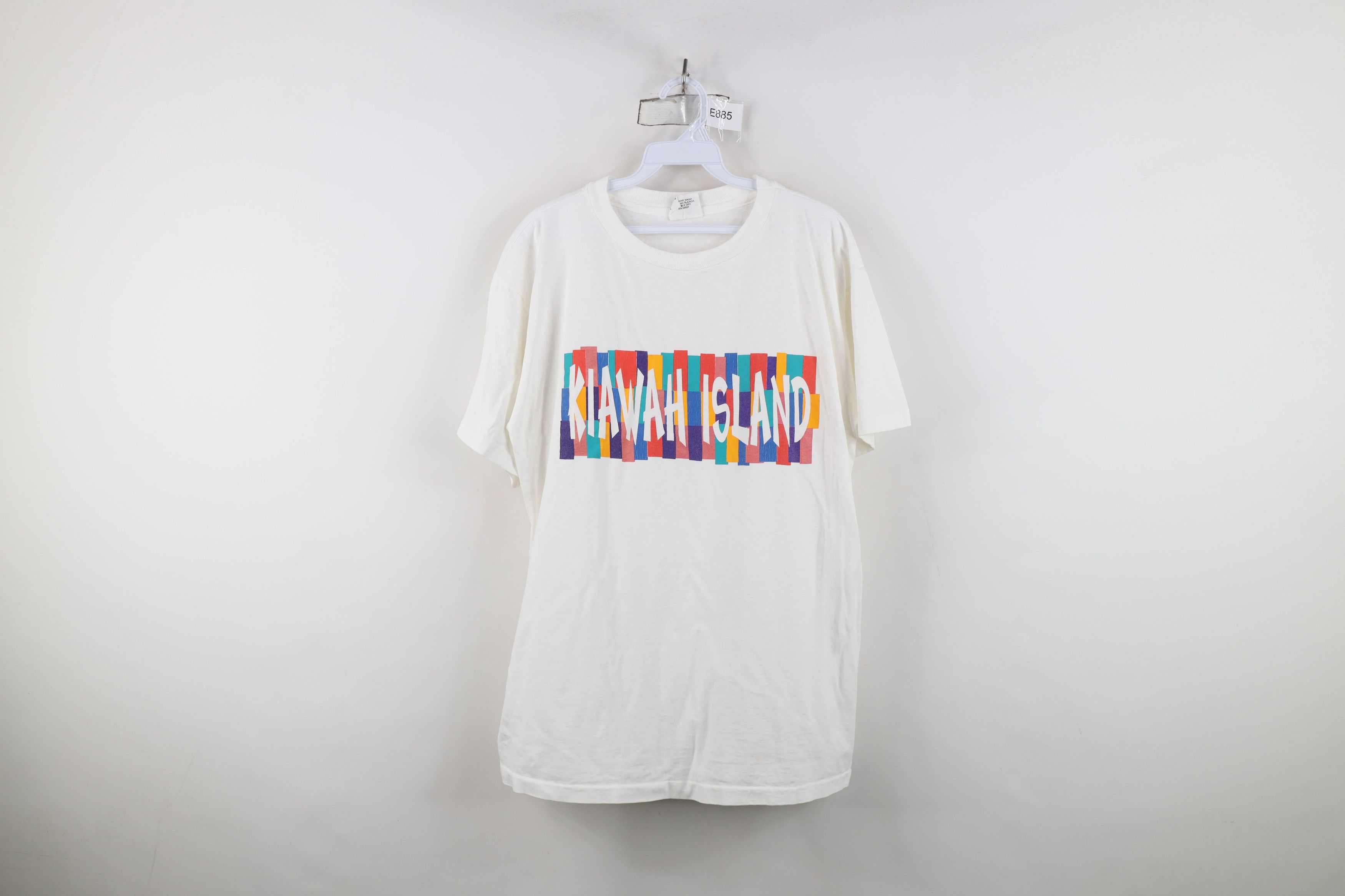 Vintage Vintage 90s Kiawah Island Short Sleeve T-Shirt White USA Size US L / EU 52-54 / 3 - 1 Thumbnail