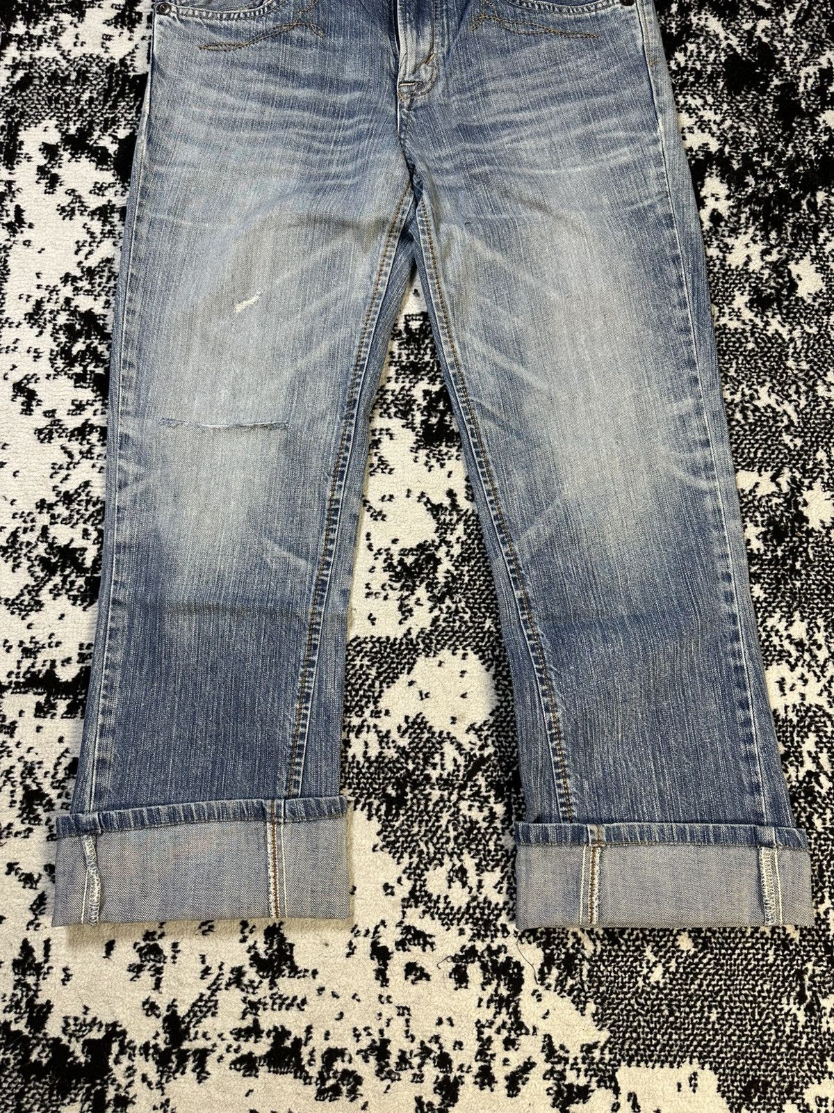 Kapital Flared Edwin Exclusive Vintage Mud Wash Jeans Size US 30 / EU 46 - 2 Thumbnail