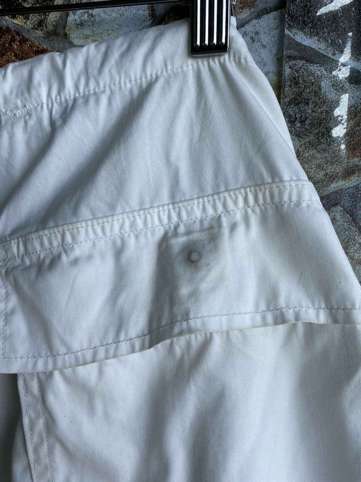 Japanese Brand TRS ARTIC WHITE SNOW CAMOFLAGE PANTS Size US 35 - 14 Thumbnail