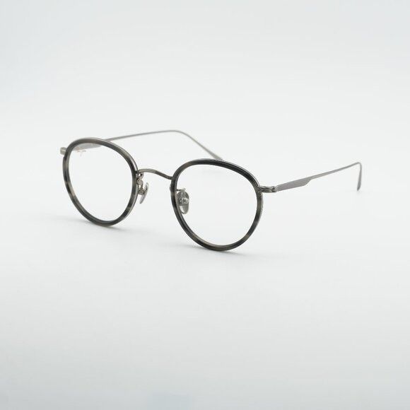 Maui Jim Maui Jim MJO 2420 02C Eyeglasses Silver/Grey 46mm Round Fram Size ONE SIZE - 1 Thumbnail